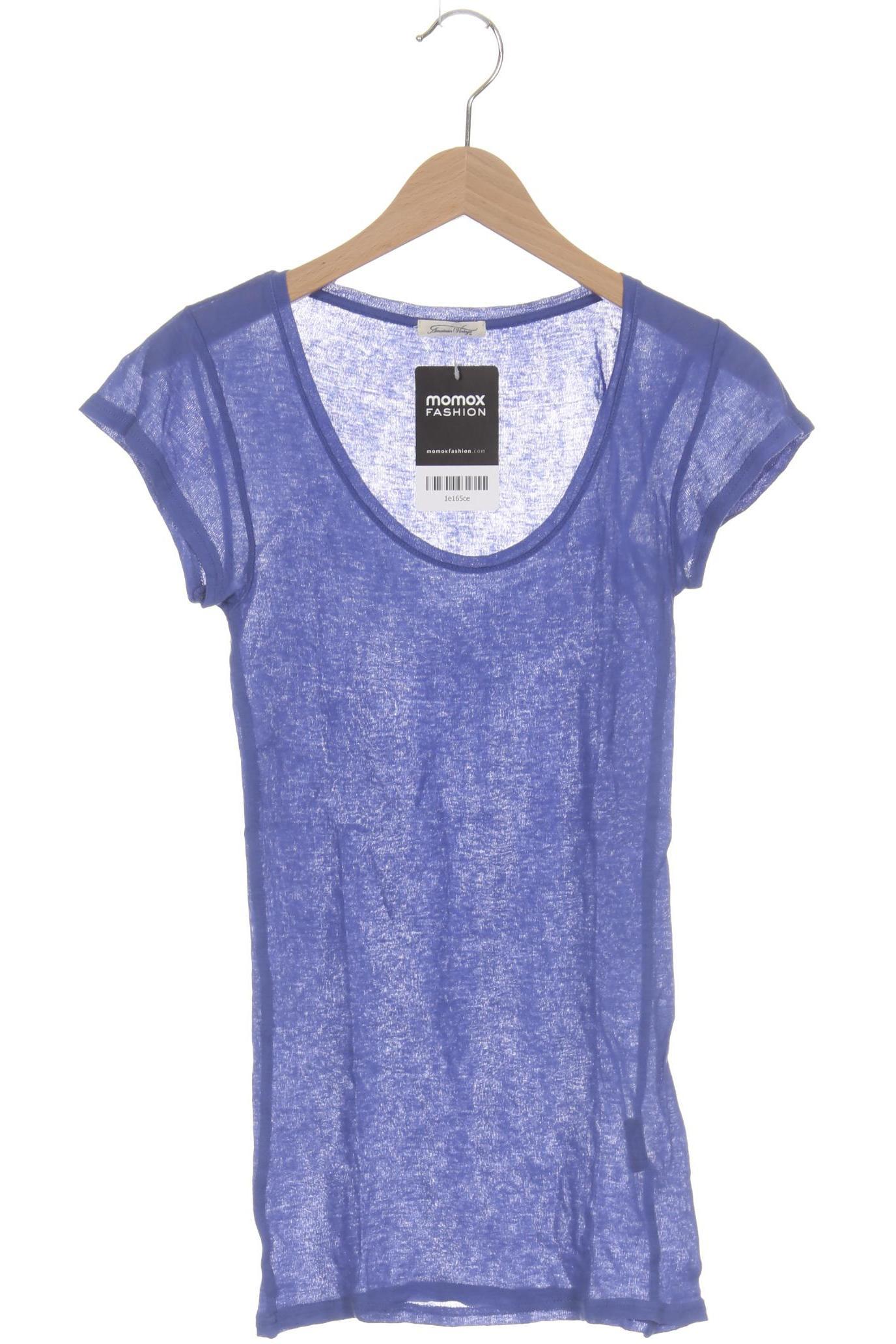 

American Vintage Damen T-Shirt, blau, Gr.