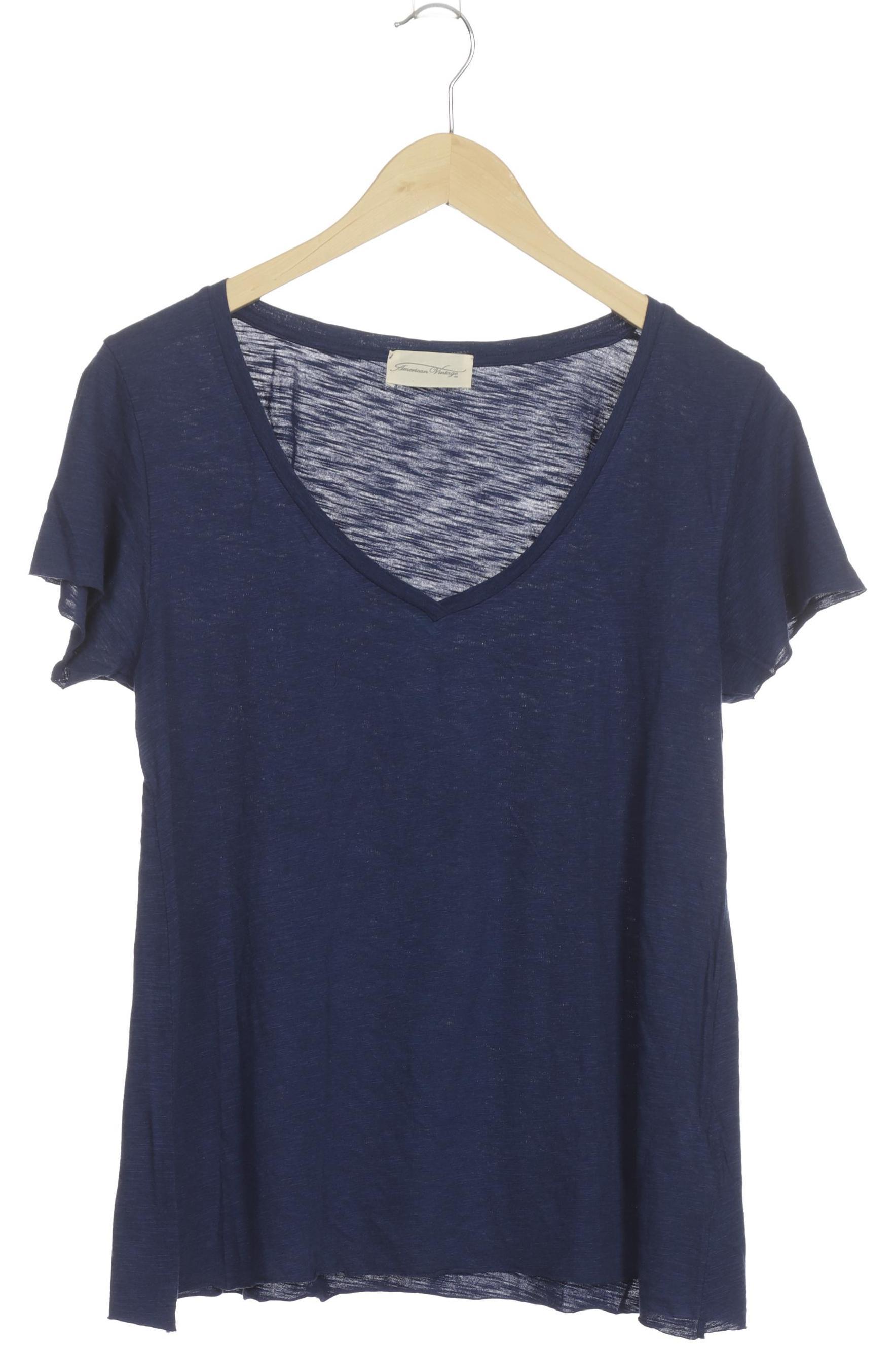 

American Vintage Damen T-Shirt, blau, Gr.