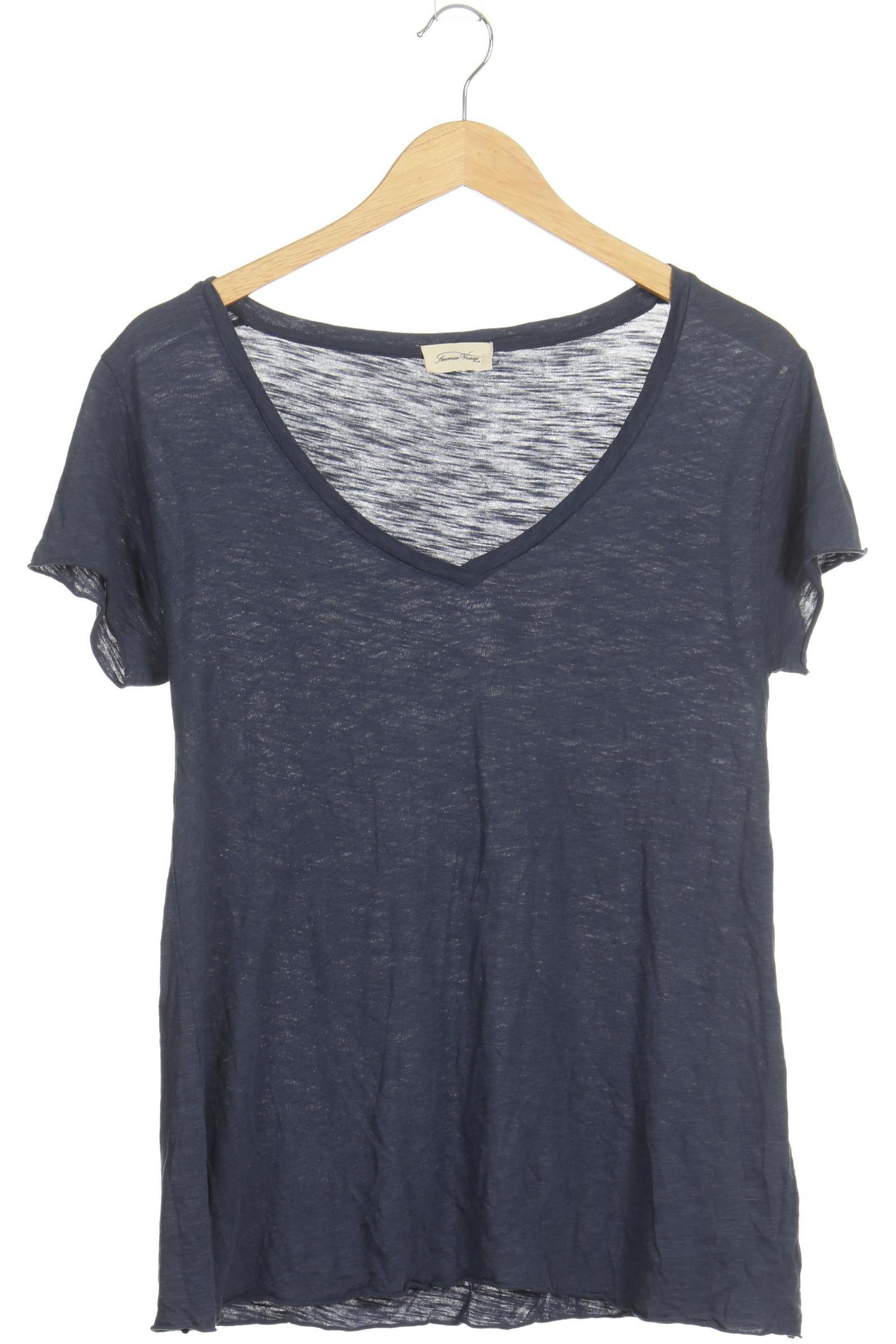 

American Vintage Damen T-Shirt, blau, Gr.