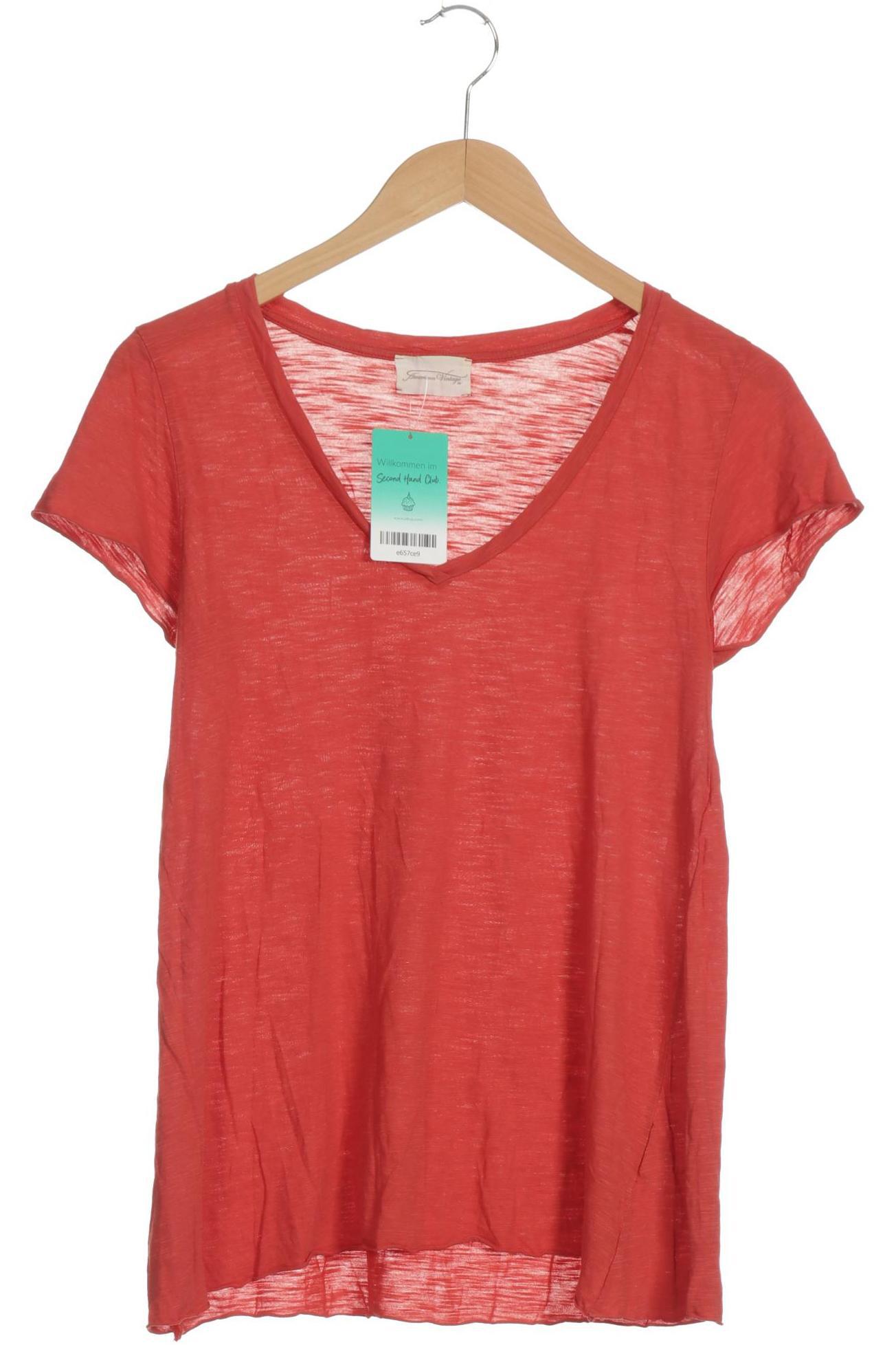 

American Vintage Damen T-Shirt, rot, Gr.