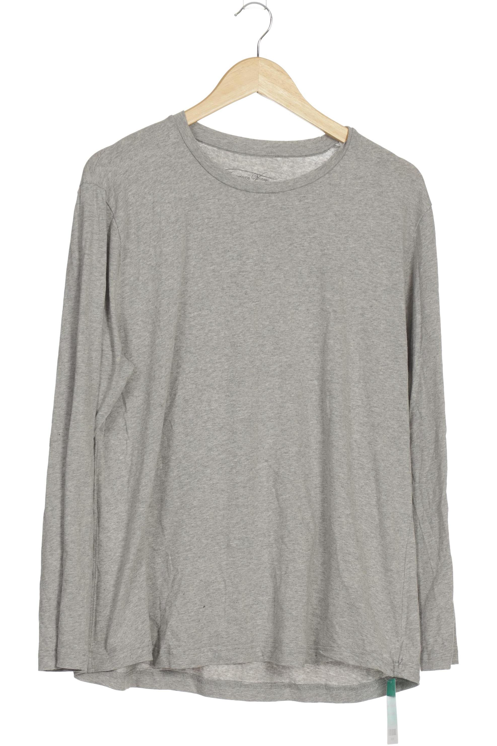

American Vintage Herren Langarmshirt, grau, Gr.