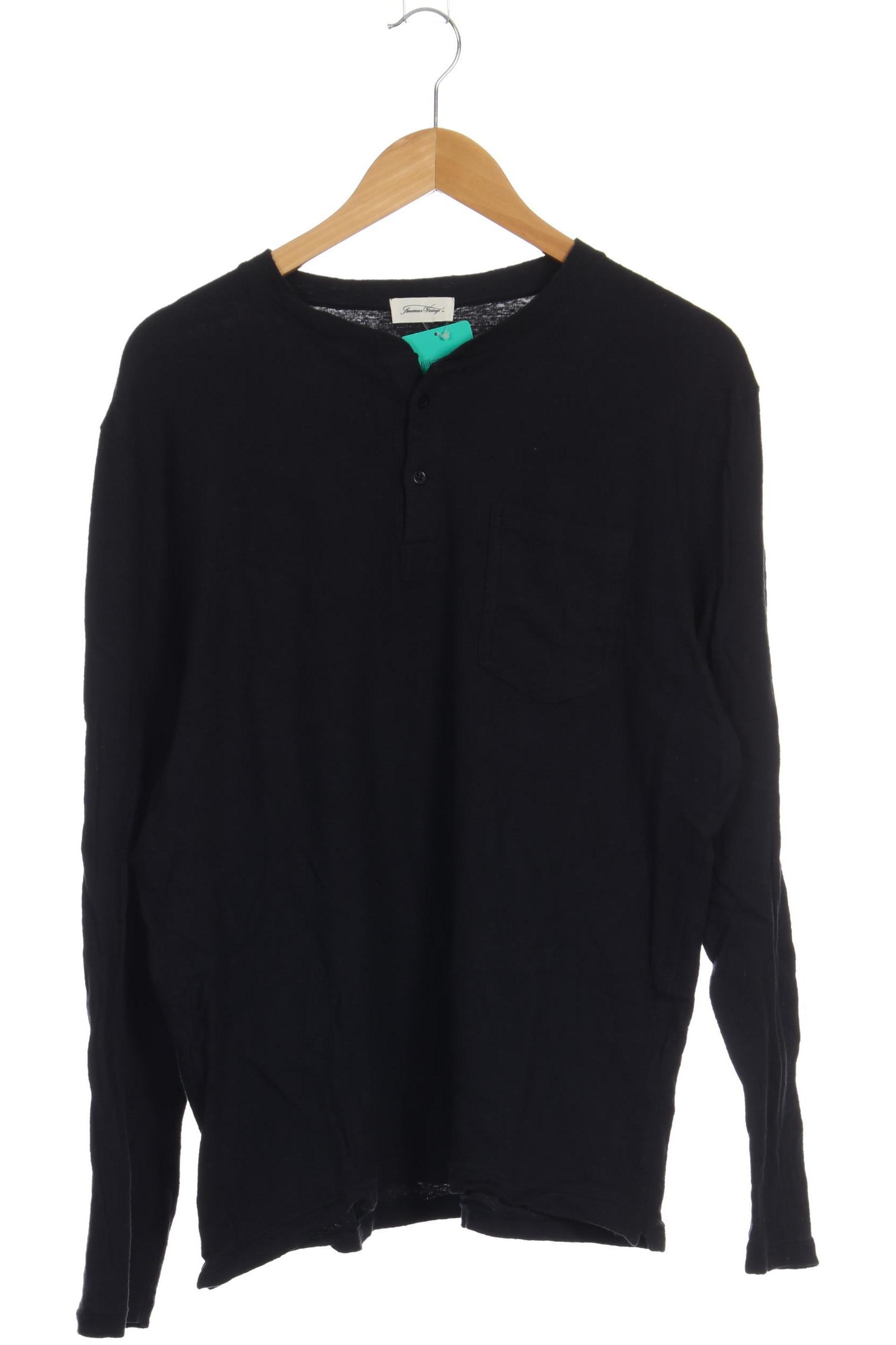 Thumbnail - American Vintage Herren Langarmshirt, schwarz, Gr.