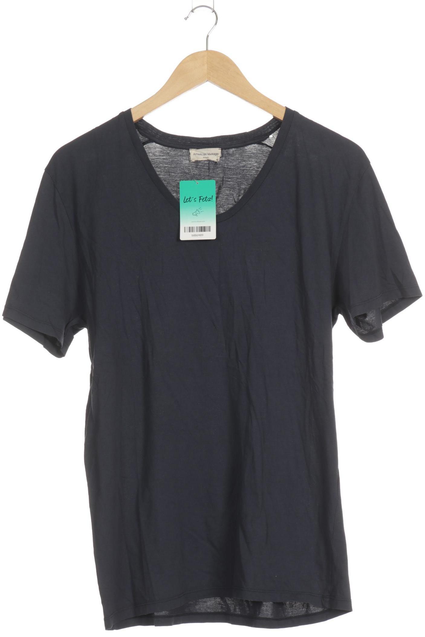 

American Vintage Herren T-Shirt, blau, Gr.