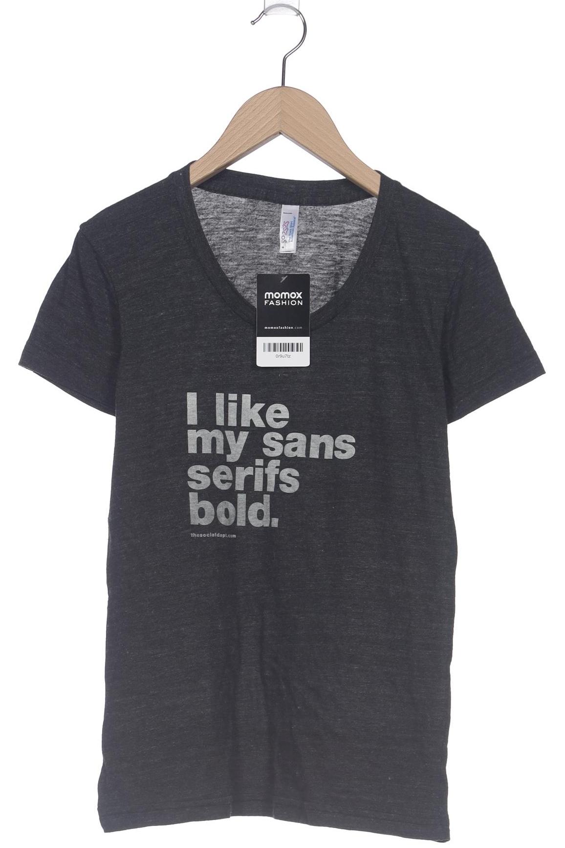 

American Apparel Damen T-Shirt, schwarz, Gr. 38