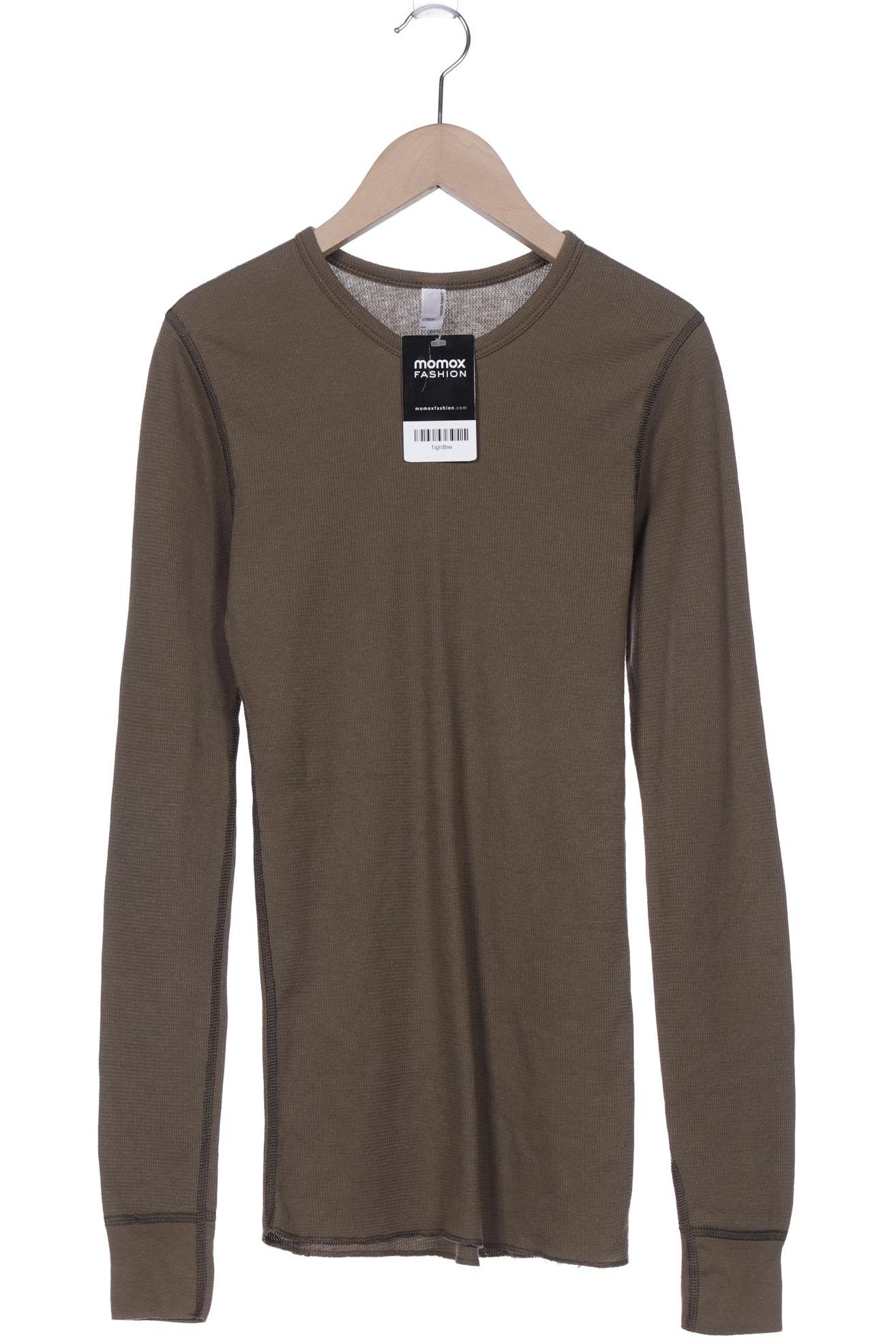 

American Apparel Damen Langarmshirt, grün, Gr. 34