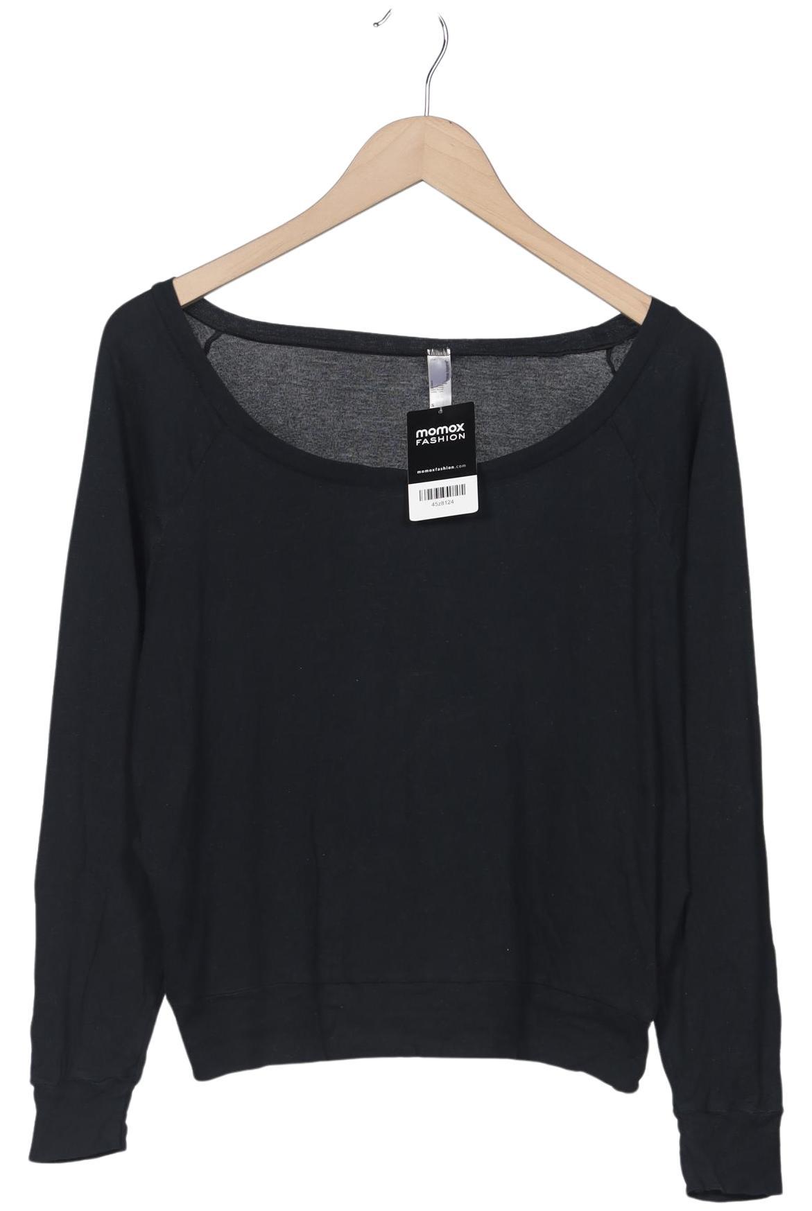 

American Apparel Damen Langarmshirt, schwarz, Gr. 36