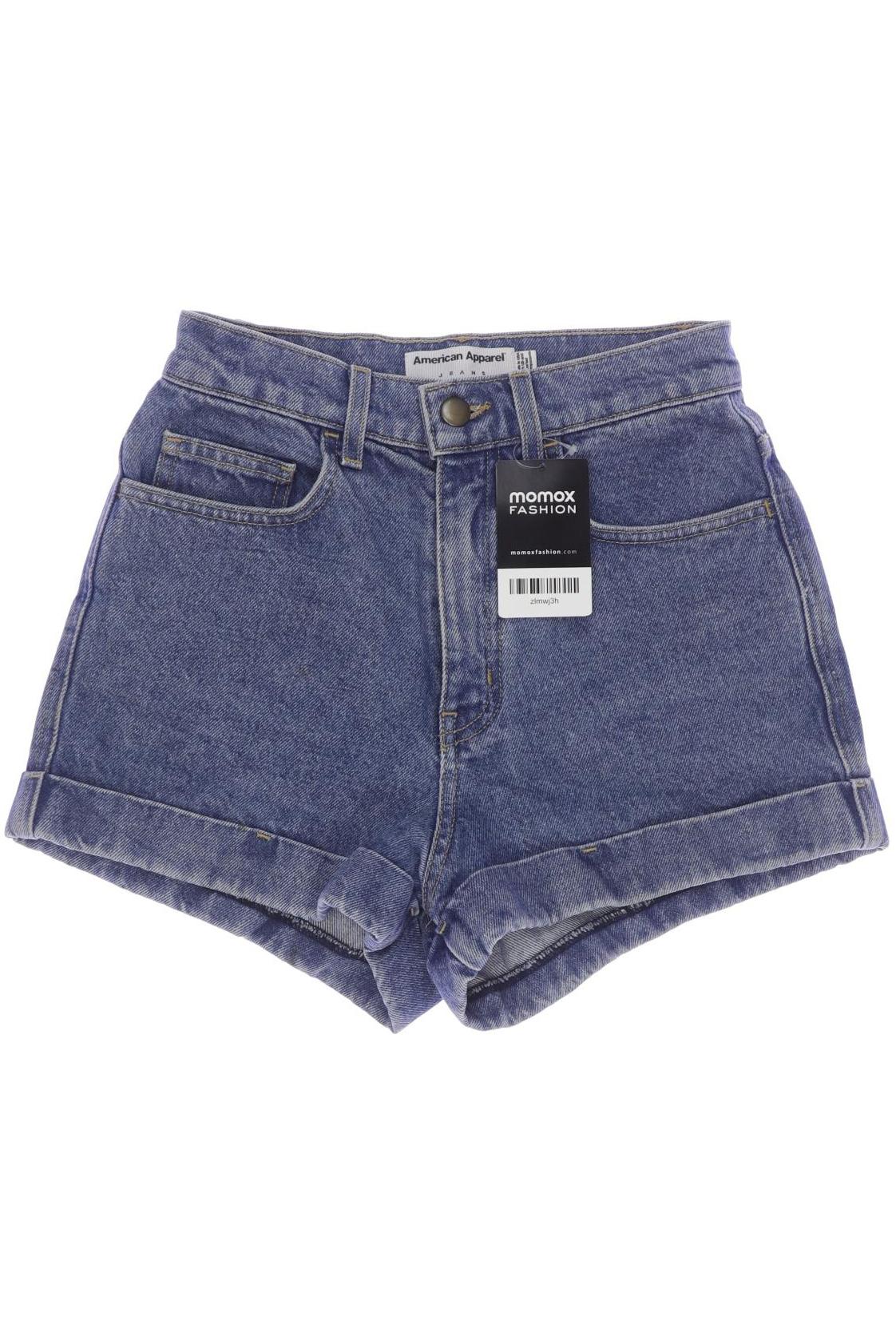 

American Apparel Damen Shorts, blau, Gr. 25