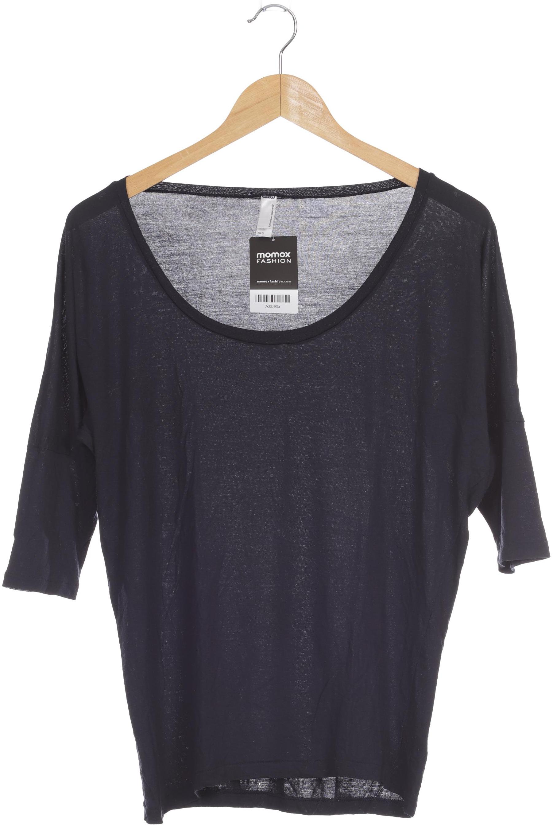 

American Apparel Damen Langarmshirt, blau, Gr.
