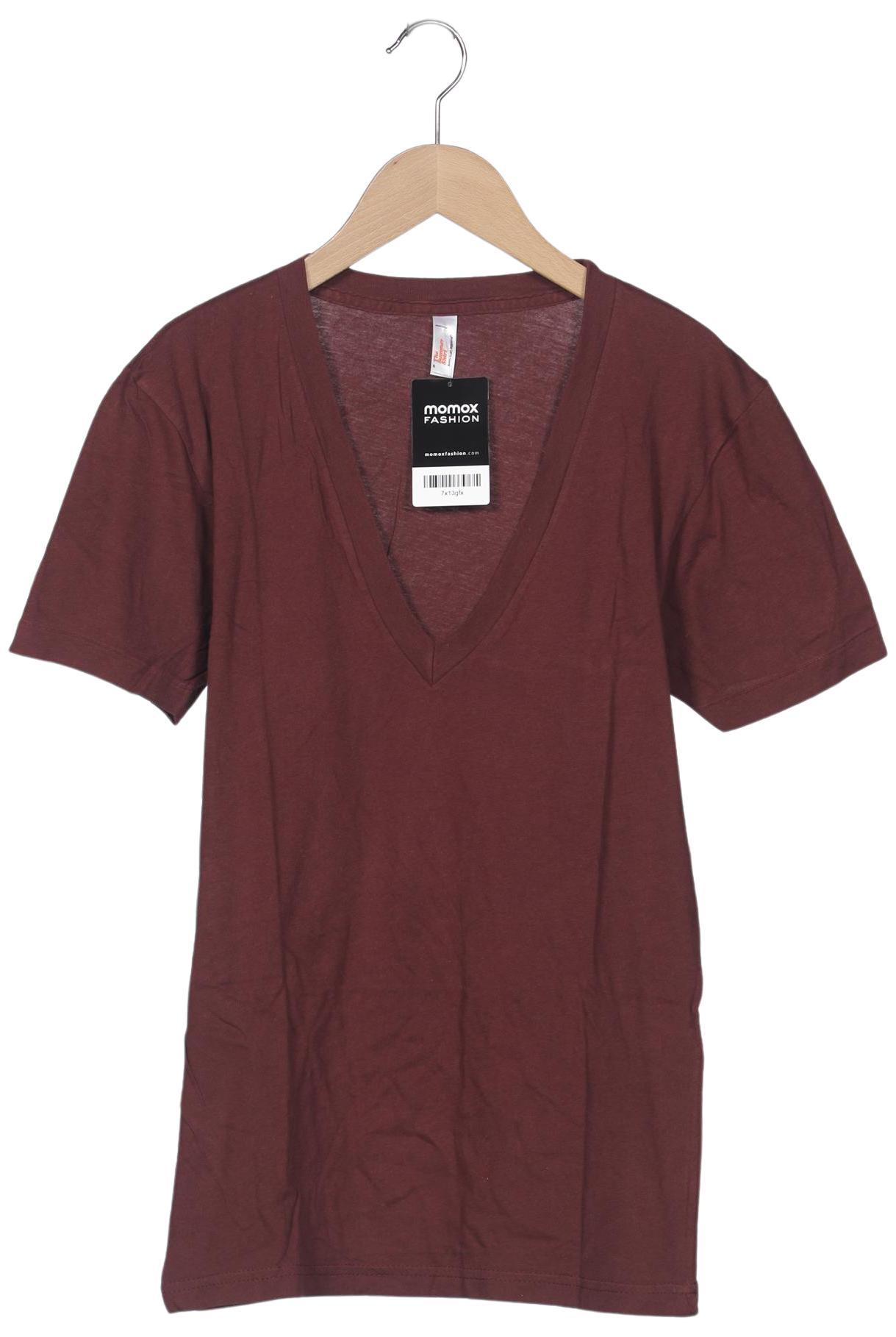 

American Apparel Damen T-Shirt, bordeaux, Gr. 36
