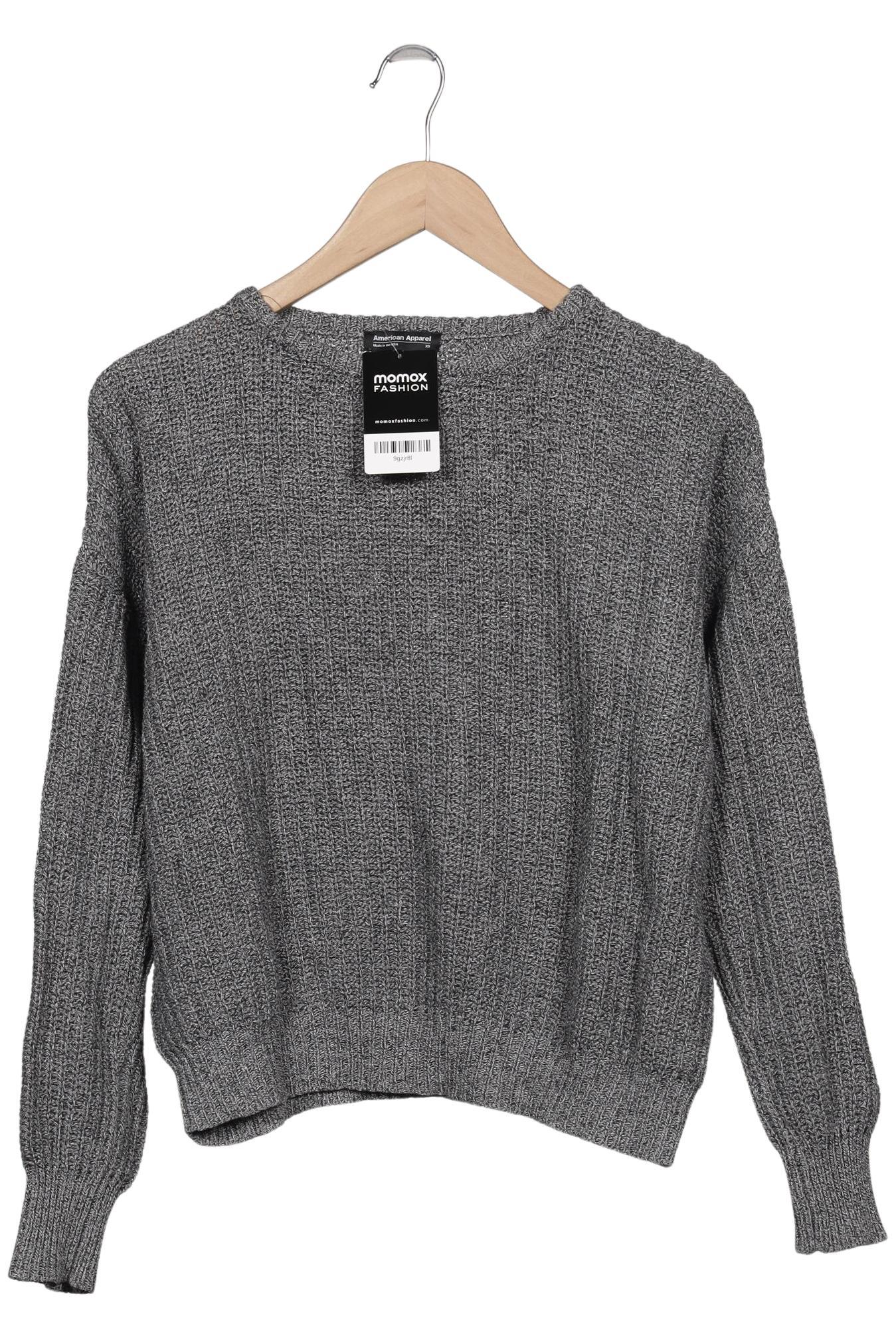 

American Apparel Damen Pullover, grau, Gr. 34