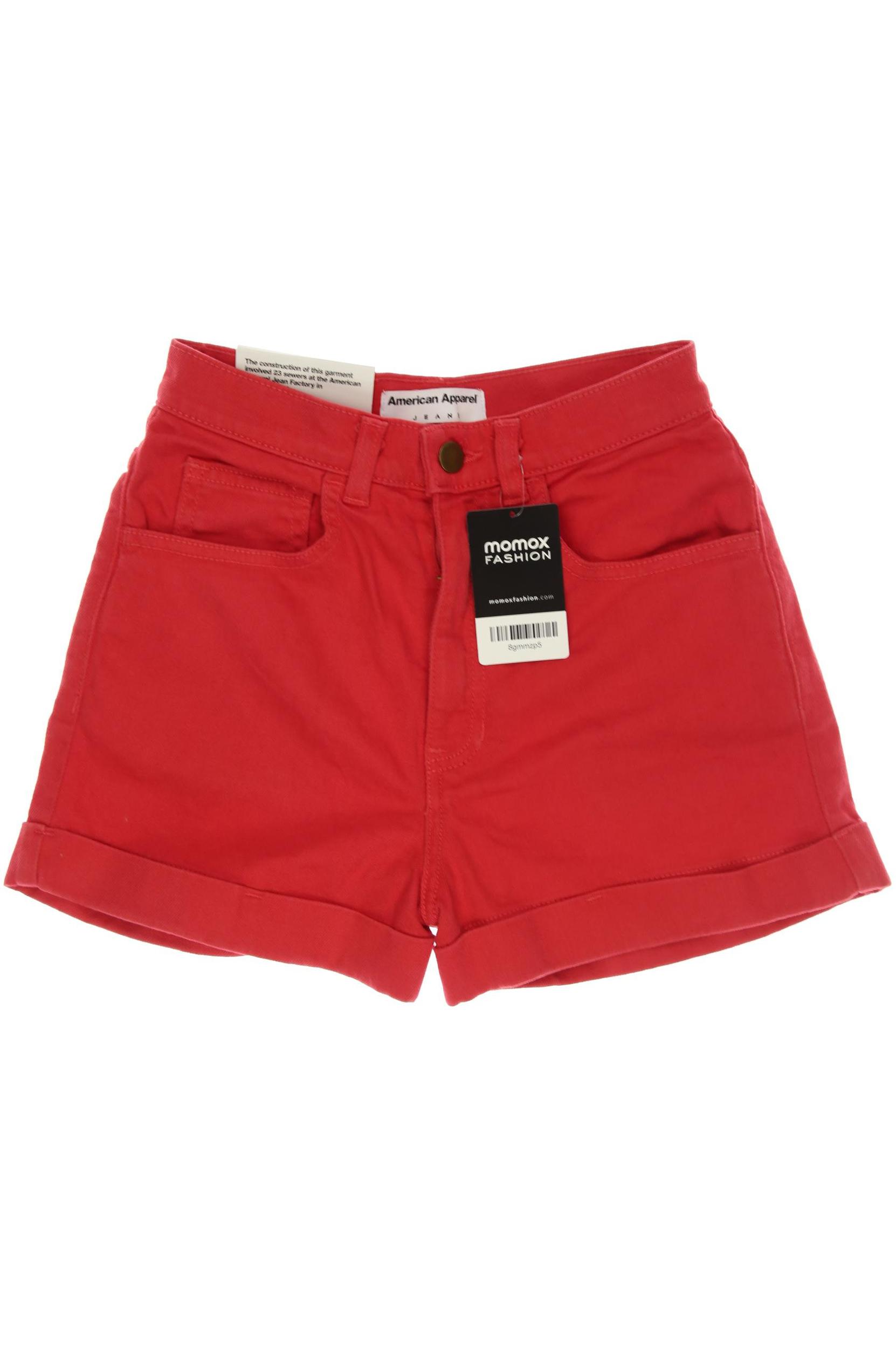 

American Apparel Damen Shorts, rot, Gr. 26