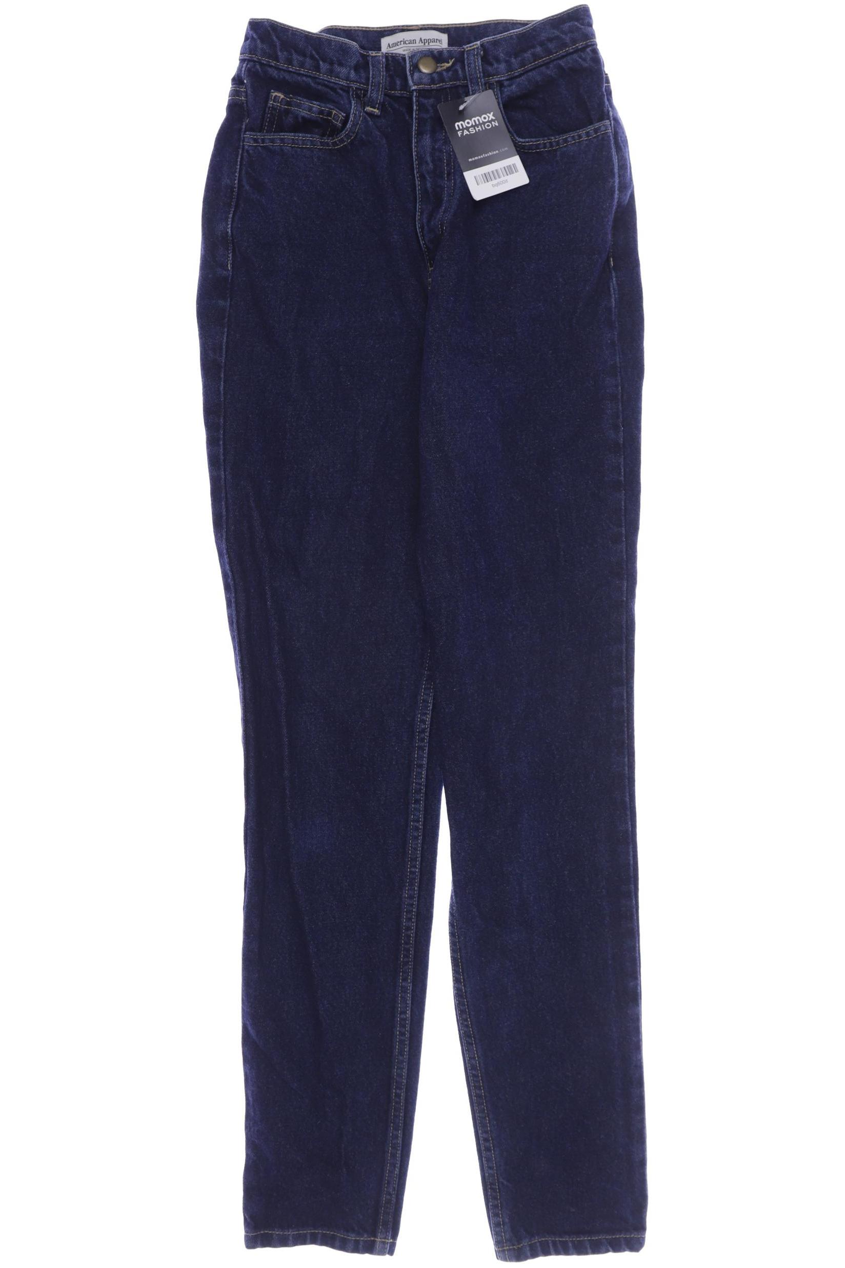 

American Apparel Damen Jeans, marineblau