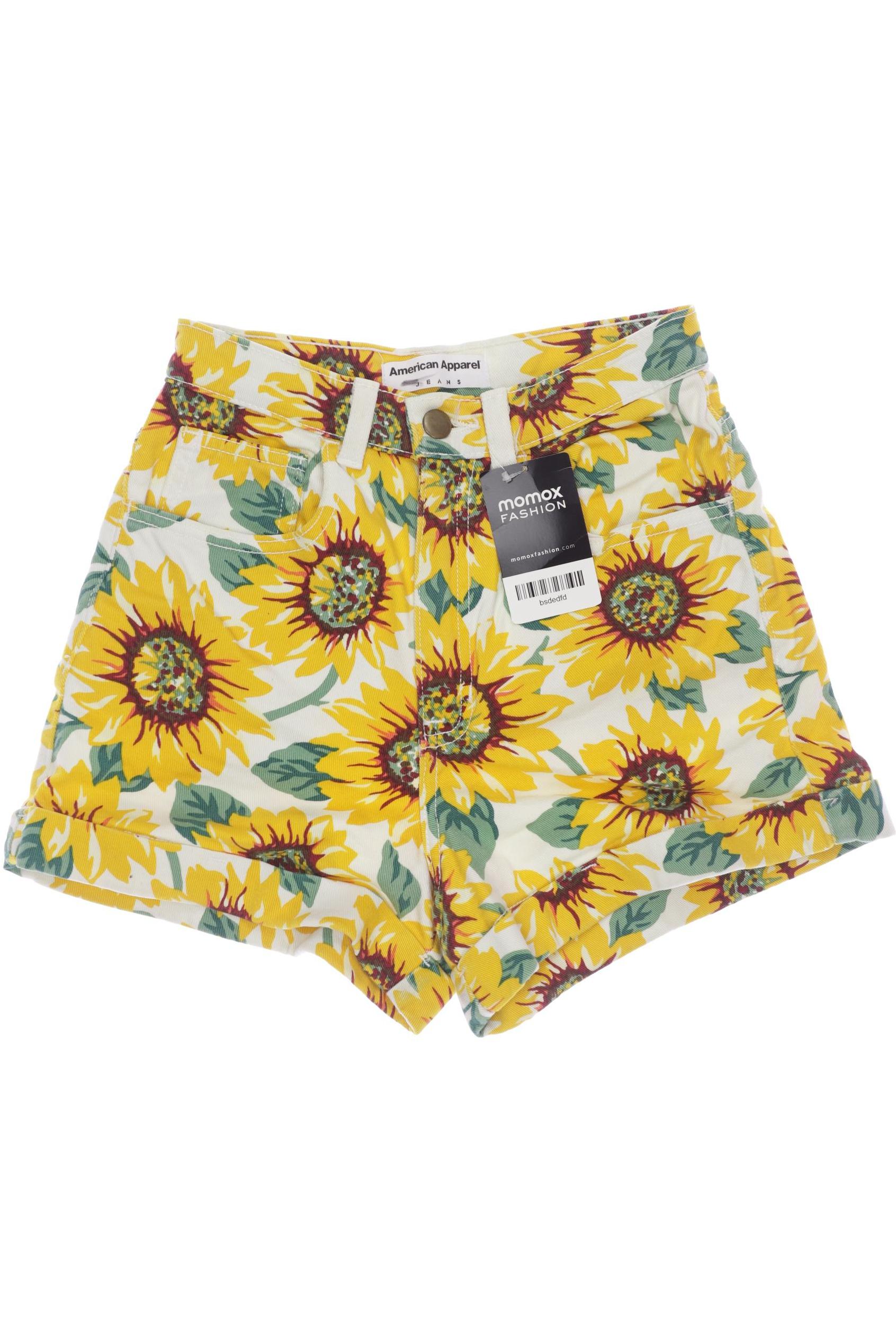 

American Apparel Damen Shorts, cremeweiß, Gr. 24