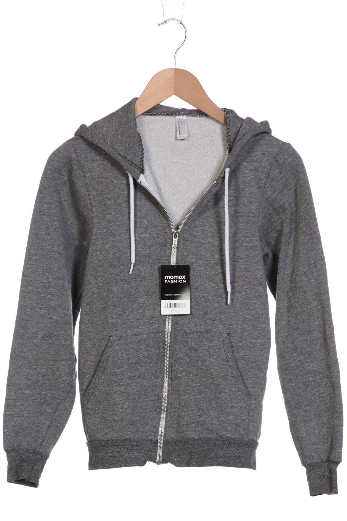 

American Apparel Damen Kapuzenpullover, grau, Gr. 34