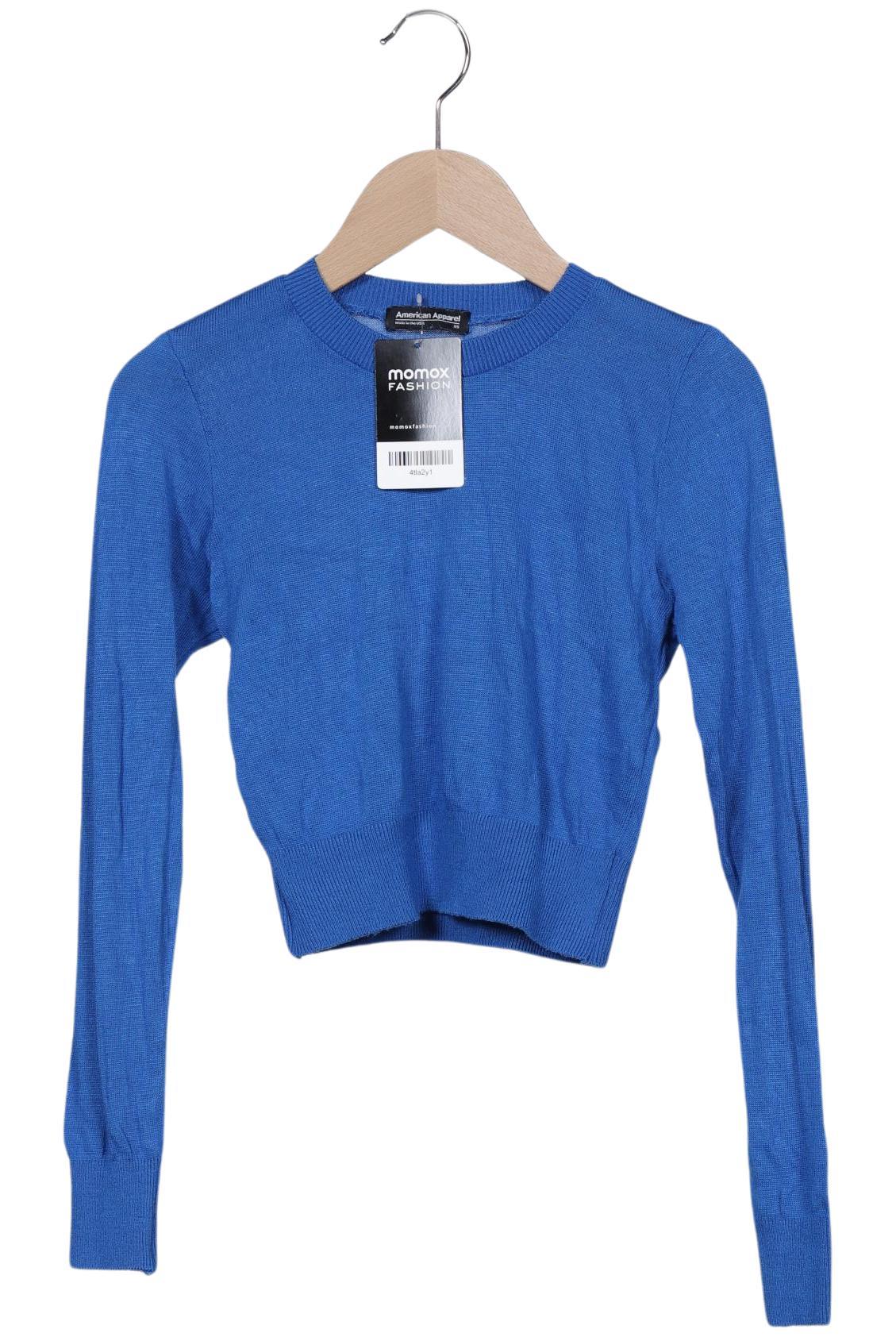 

American Apparel Damen Pullover, blau, Gr. 34