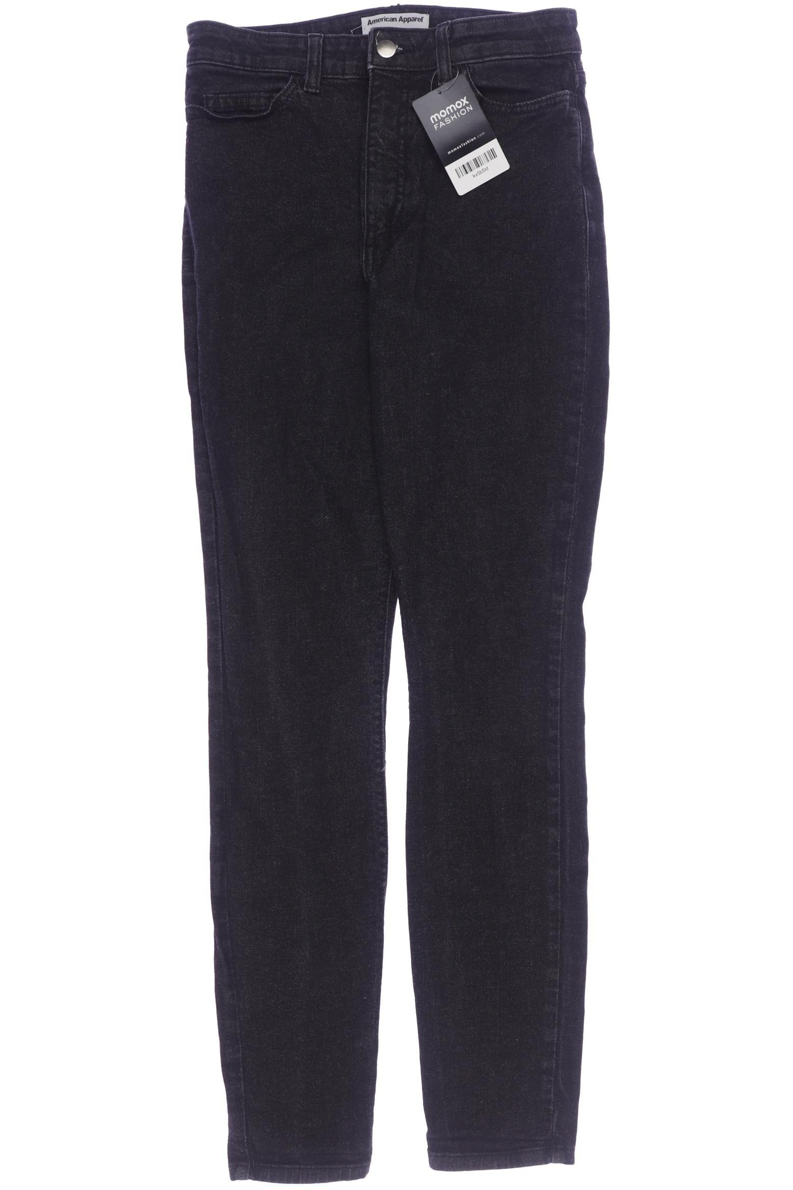 

American Apparel Damen Jeans, schwarz, Gr. 28