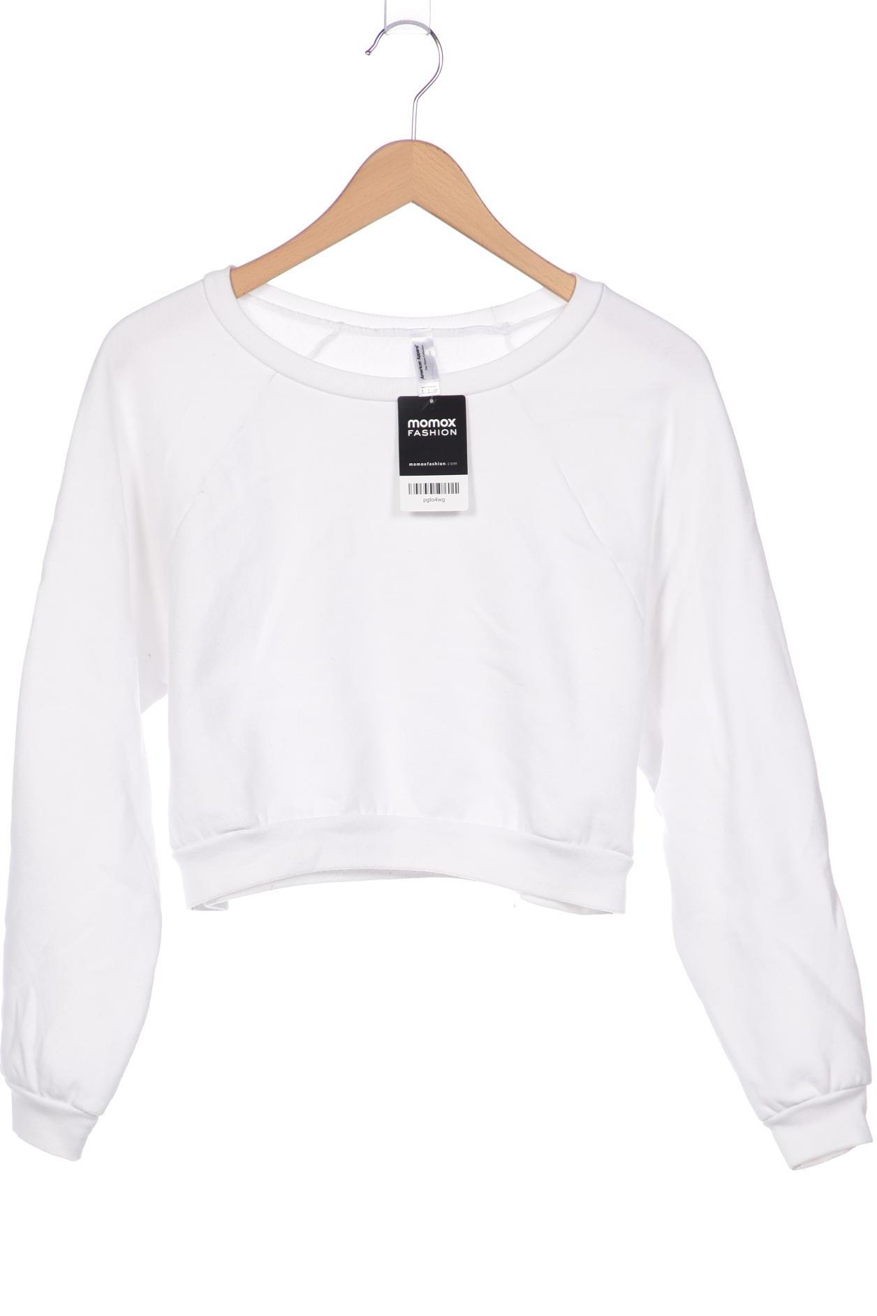 

American Apparel Damen Pullover, weiß, Gr. 36
