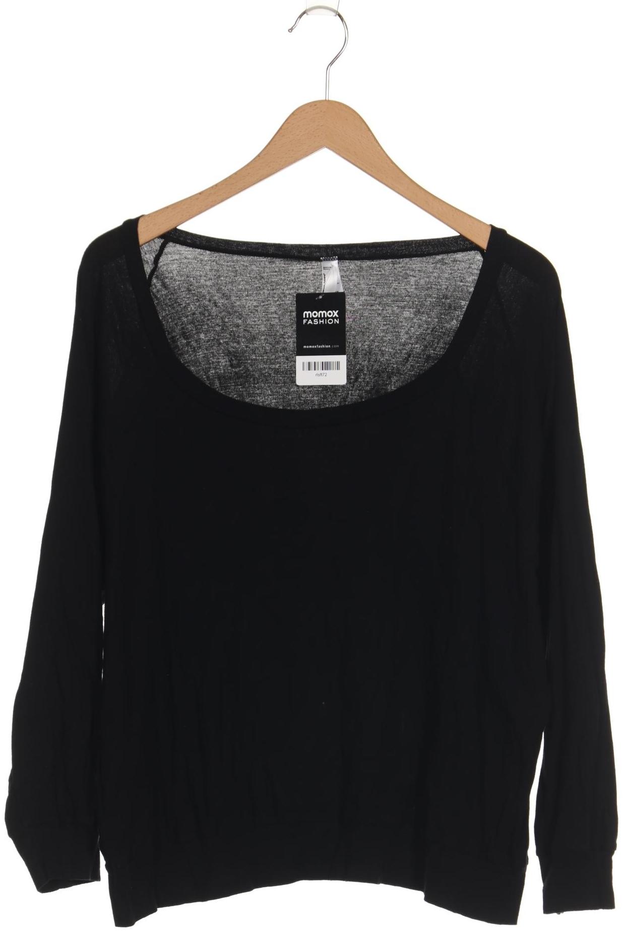 

American Apparel Damen Langarmshirt, schwarz, Gr. 42