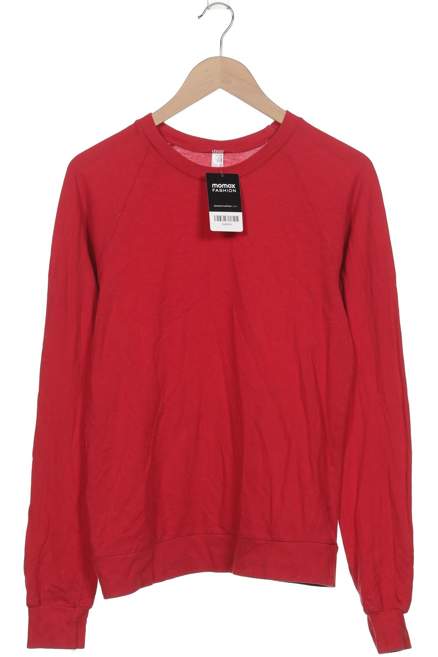 

American Apparel Damen Langarmshirt, rot, Gr. 36