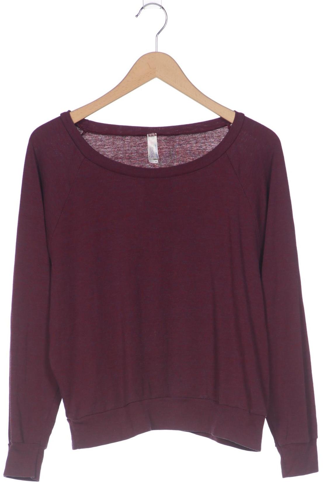 

American Apparel Damen Langarmshirt, bordeaux, Gr. 38