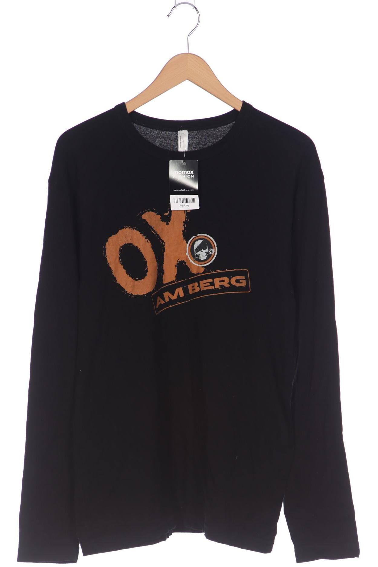 

American Apparel Herren Langarmshirt, schwarz, Gr. 54