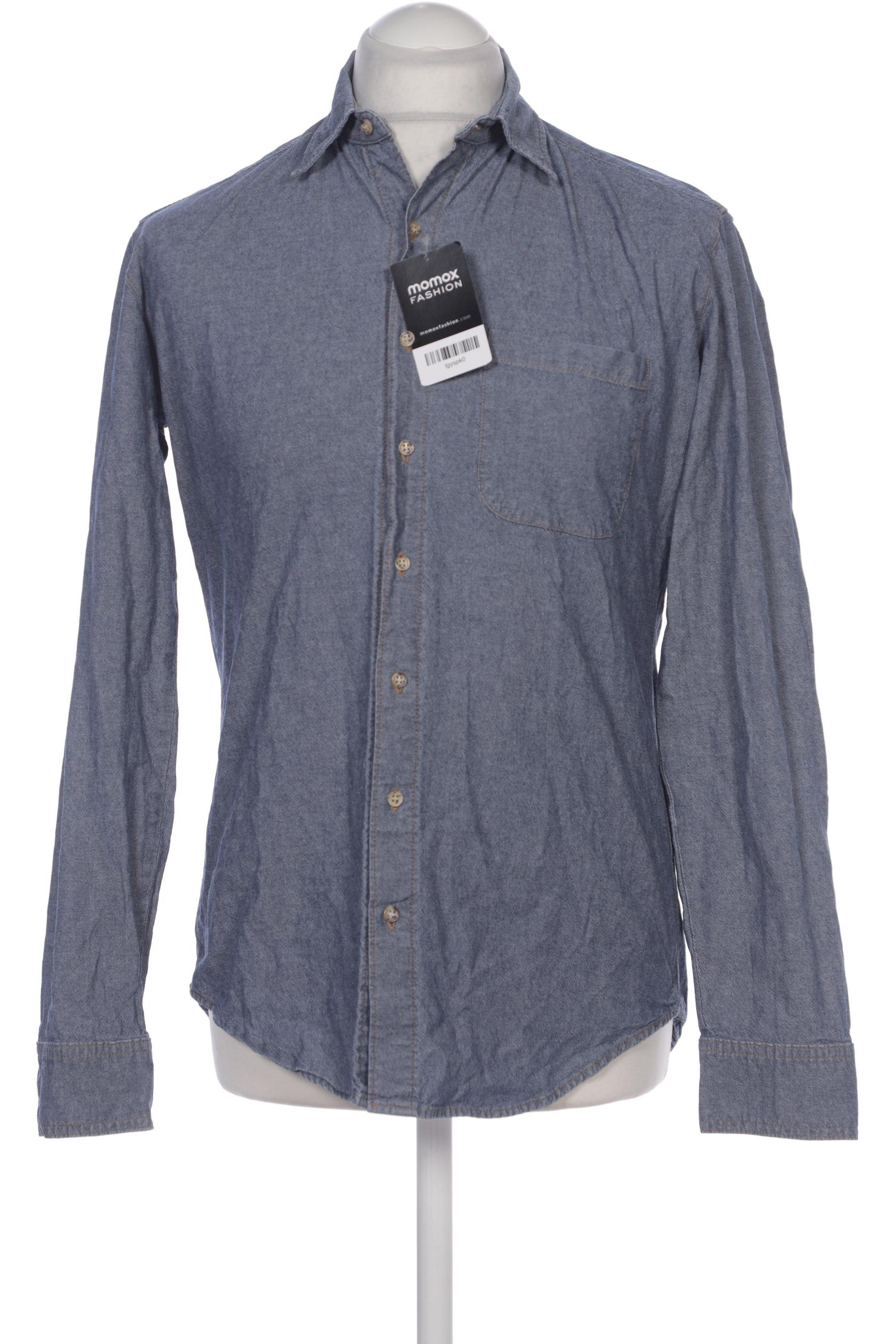 

American Apparel Herren Hemd, blau, Gr. 46