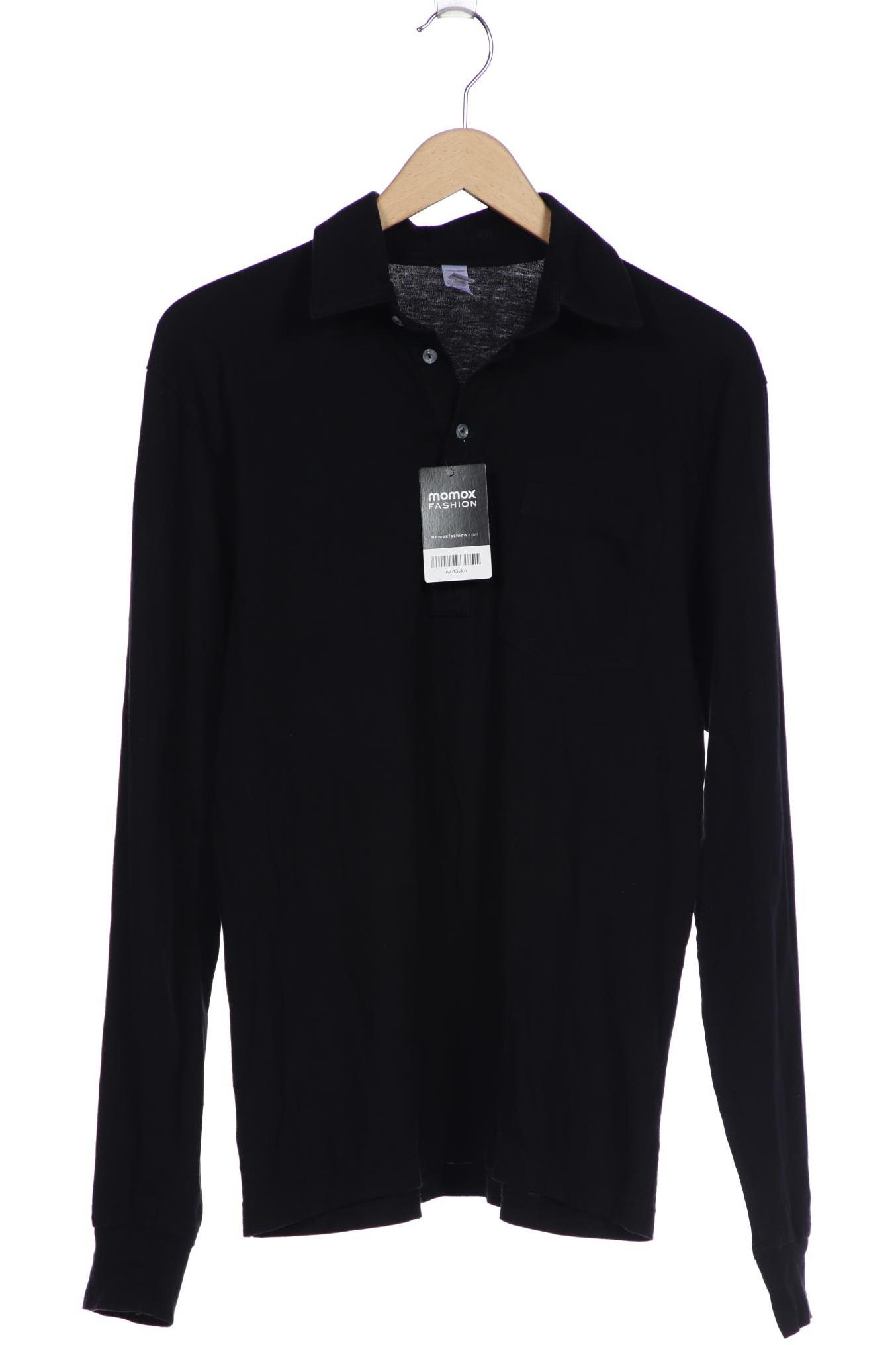 

American Apparel Herren Poloshirt, schwarz