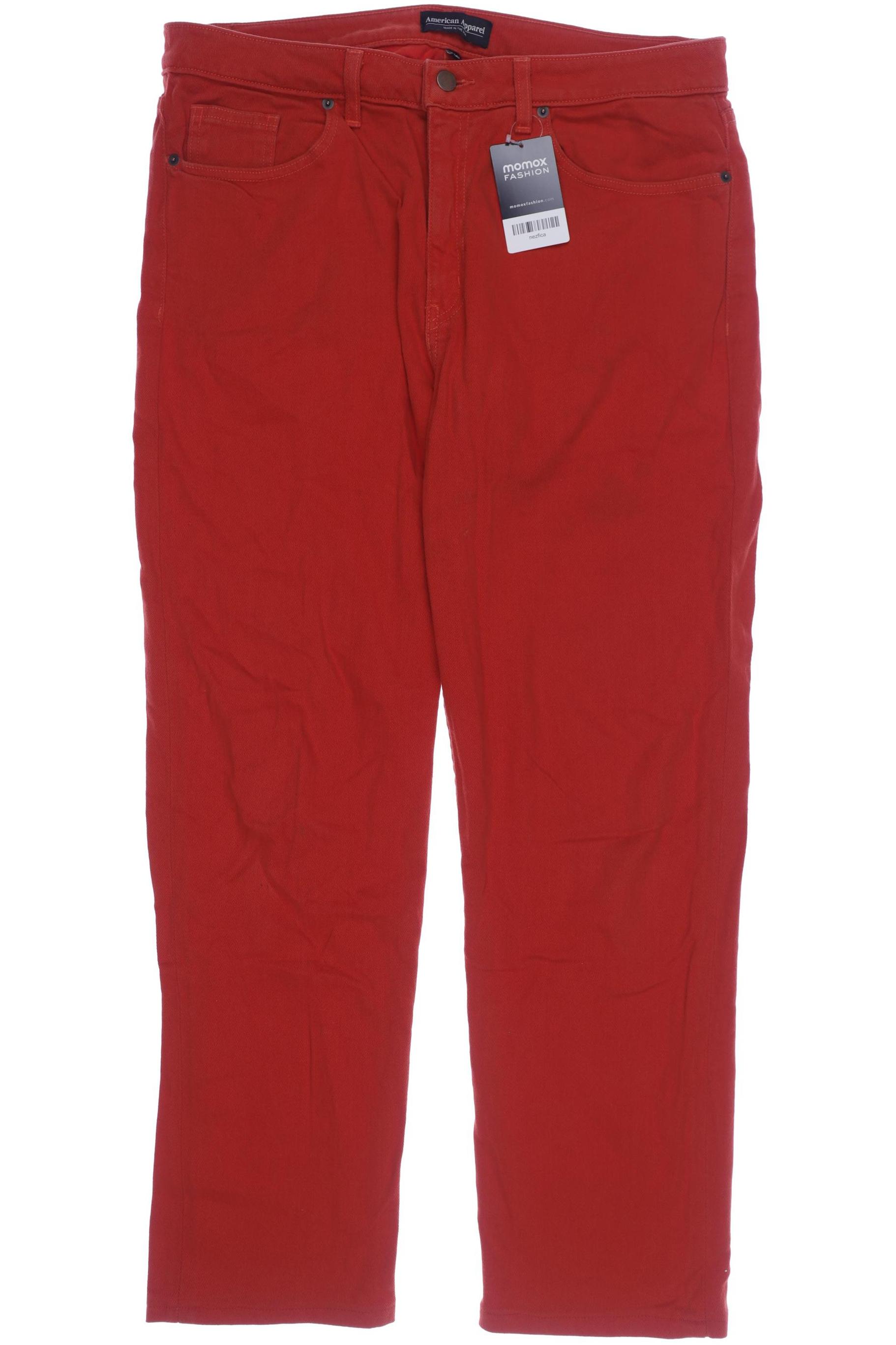 

American Apparel Herren Jeans, rot, Gr. 54