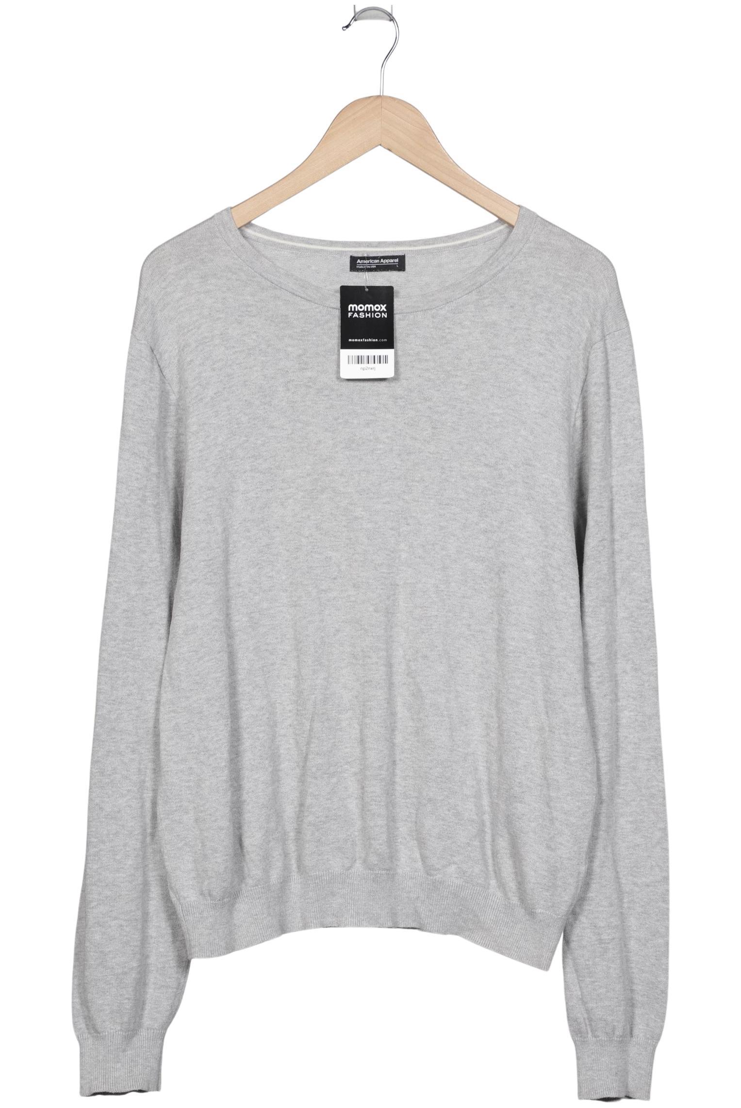

American Apparel Herren Pullover, grau, Gr. 52