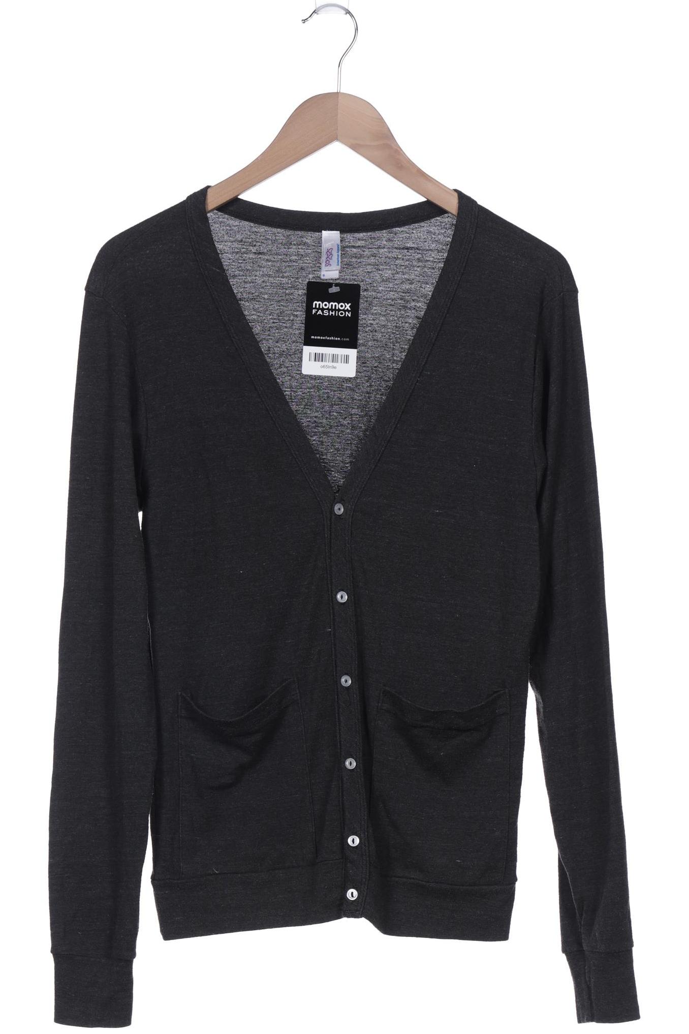 

American Apparel Herren Strickjacke, grau, Gr. 46