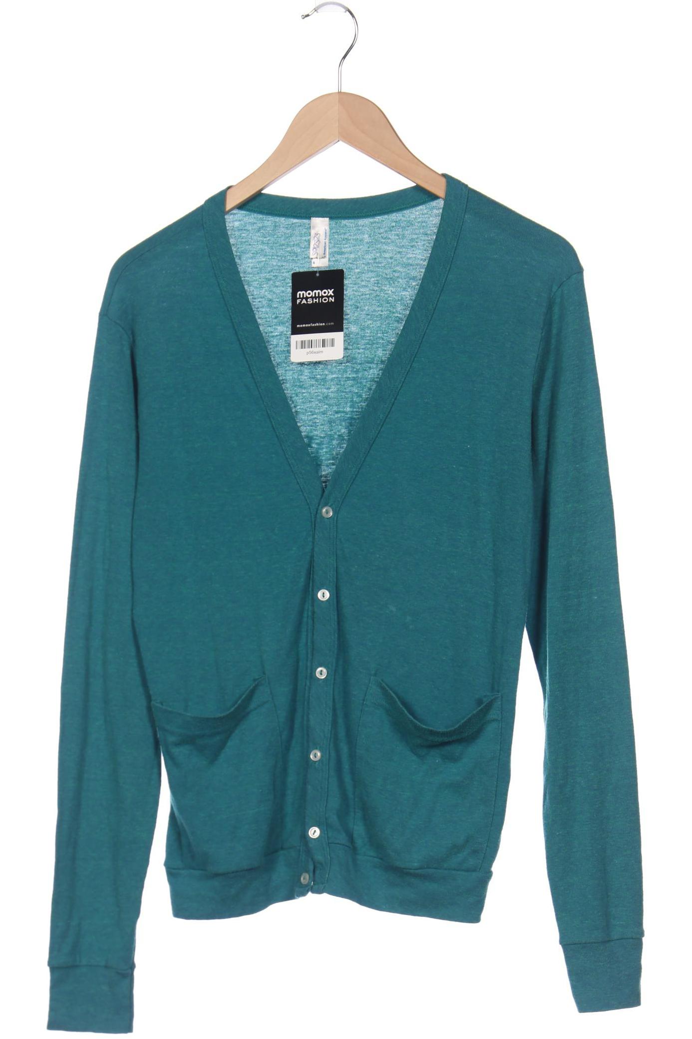 

American Apparel Herren Strickjacke, türkis