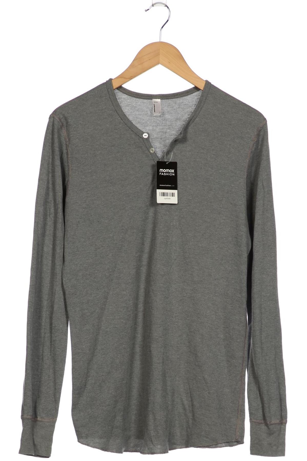 

American Apparel Herren Langarmshirt, grau, Gr. 52