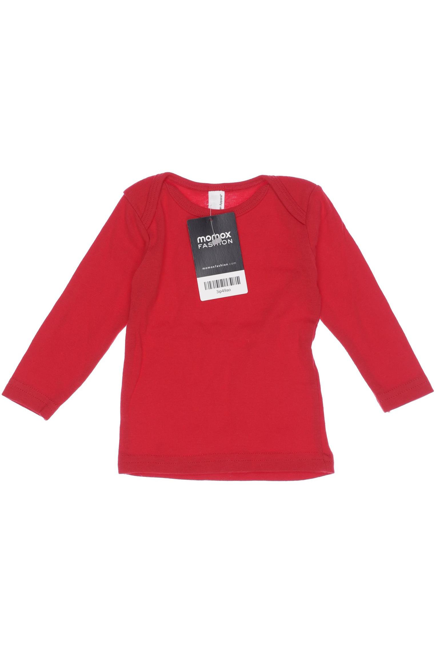 

American Apparel Mädchen Langarmshirt, rot