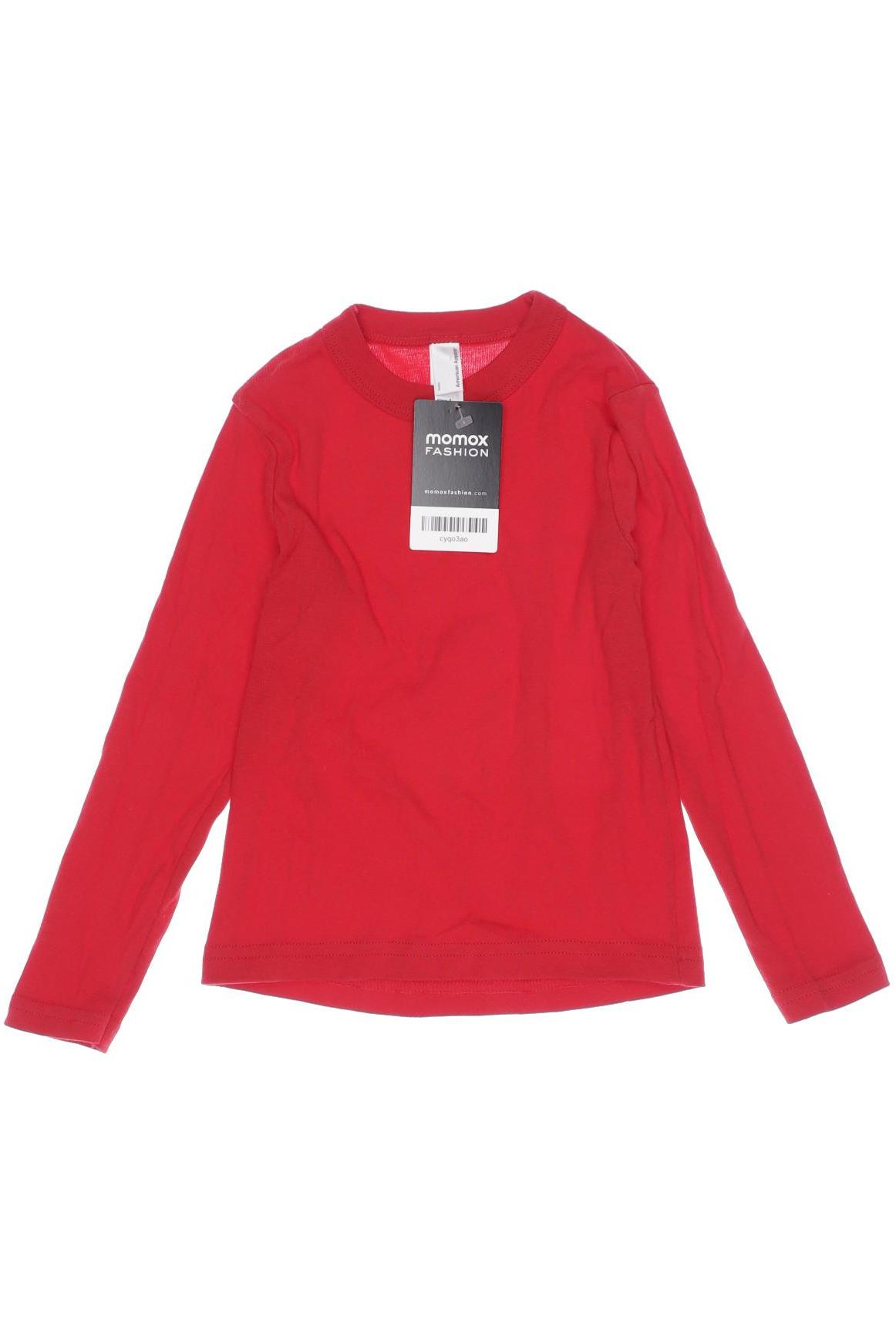 

American Apparel Mädchen Langarmshirt, rot