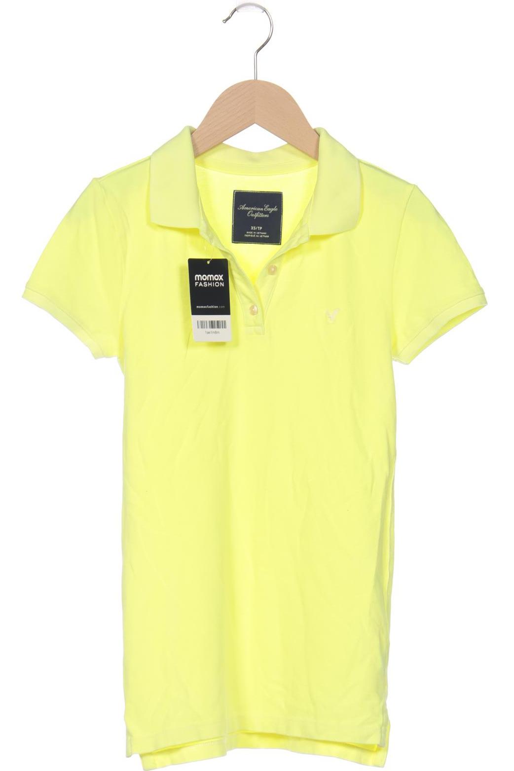

American Eagle Outfitters Herren Poloshirt, gelb, Gr. 122