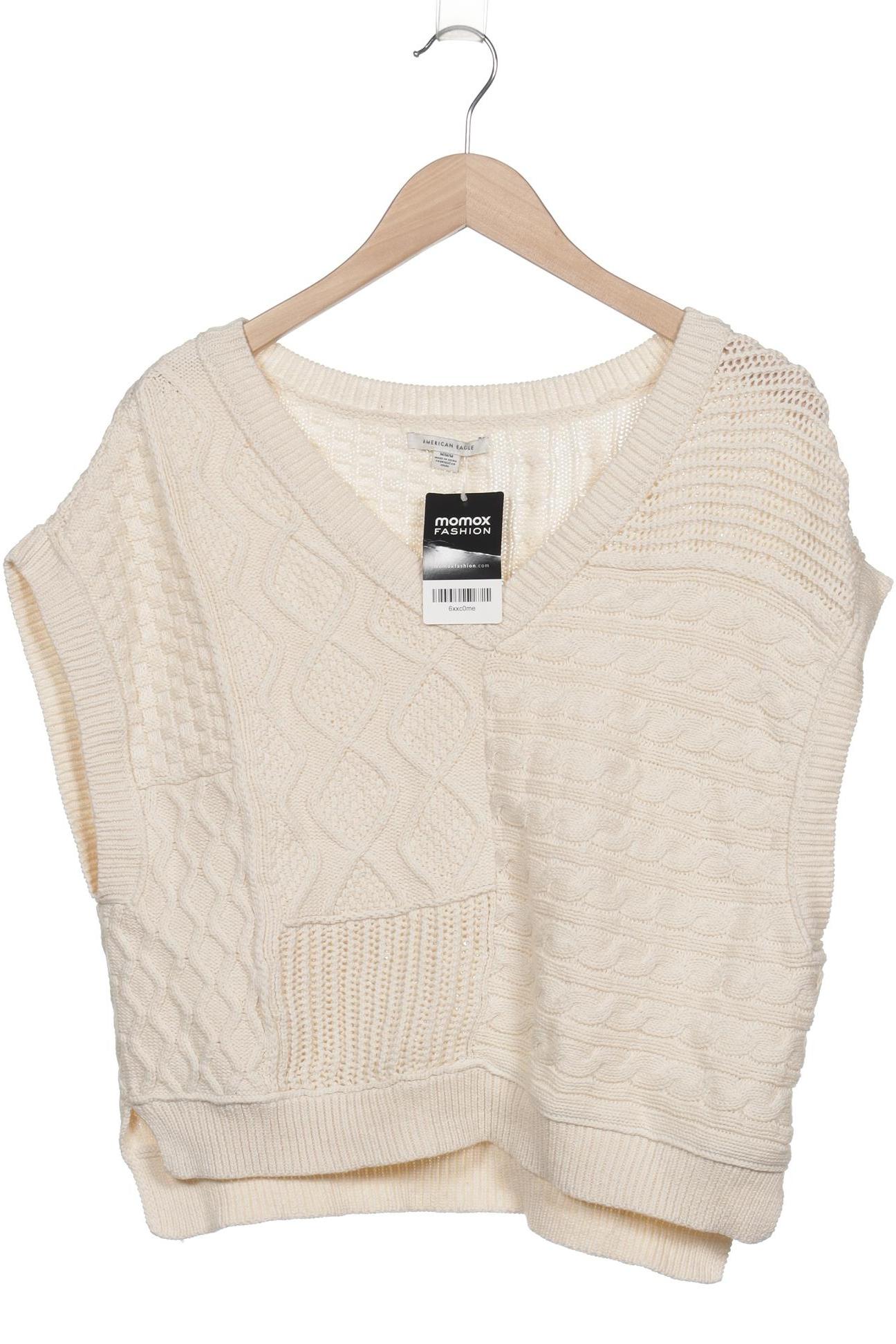 

American Eagle Outfitters Damen Pullover, cremeweiß, Gr. 38