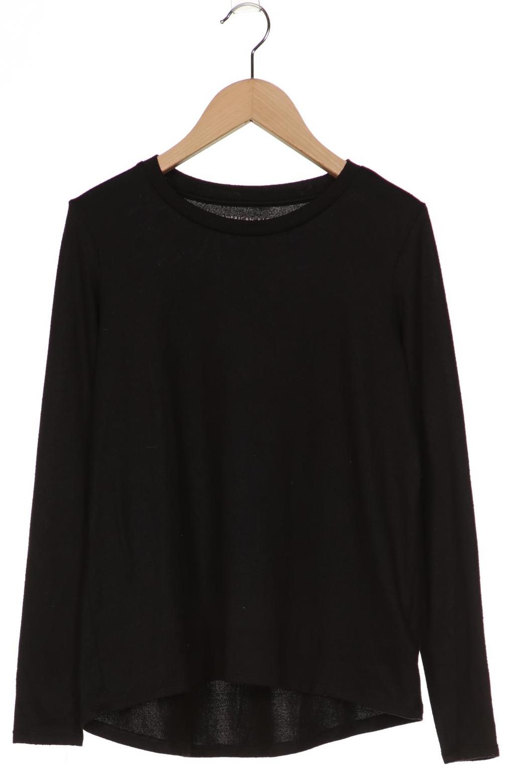 

American Eagle Outfitters Damen Langarmshirt, schwarz