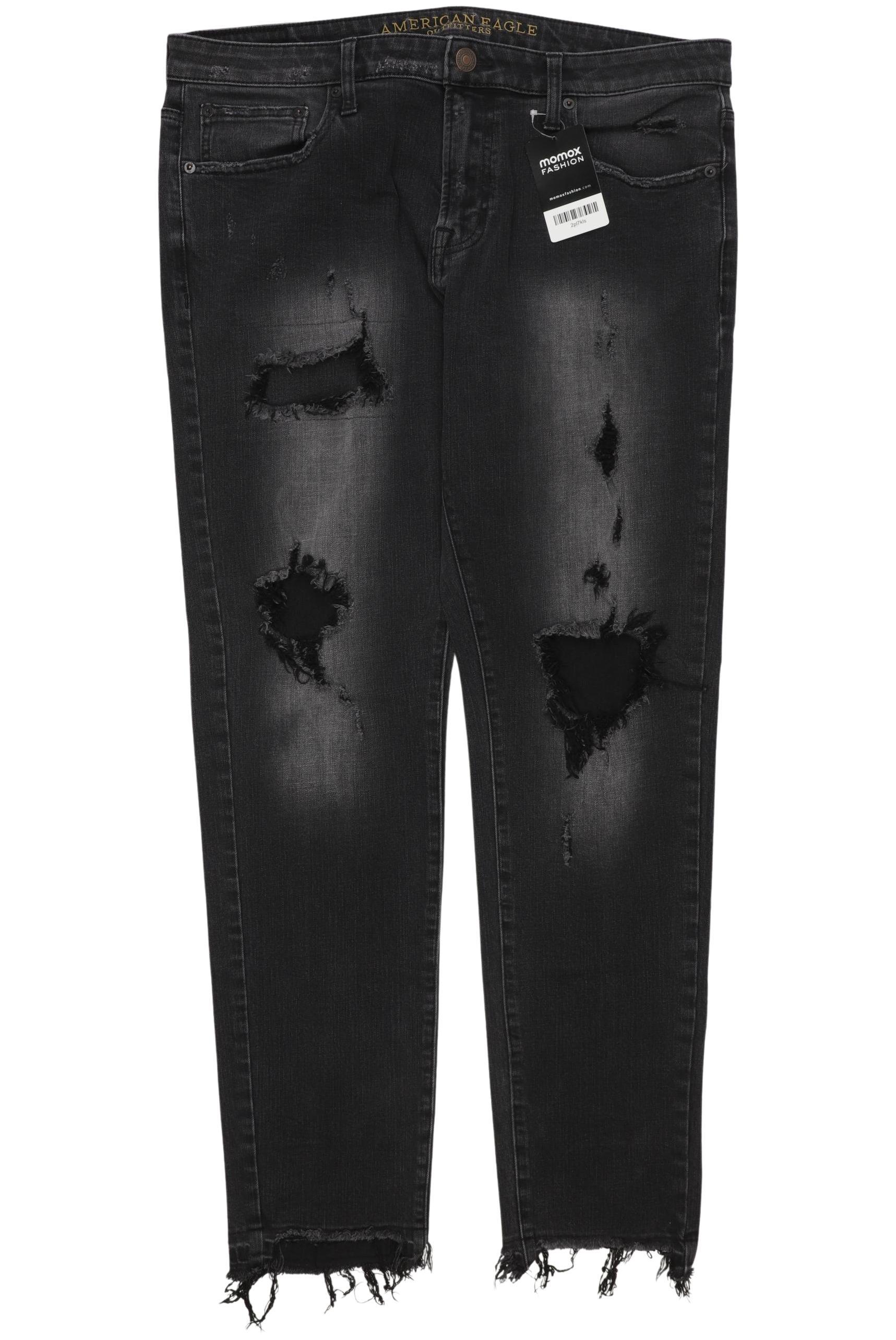 

American Eagle Outfitters Herren Jeans, schwarz, Gr. 37