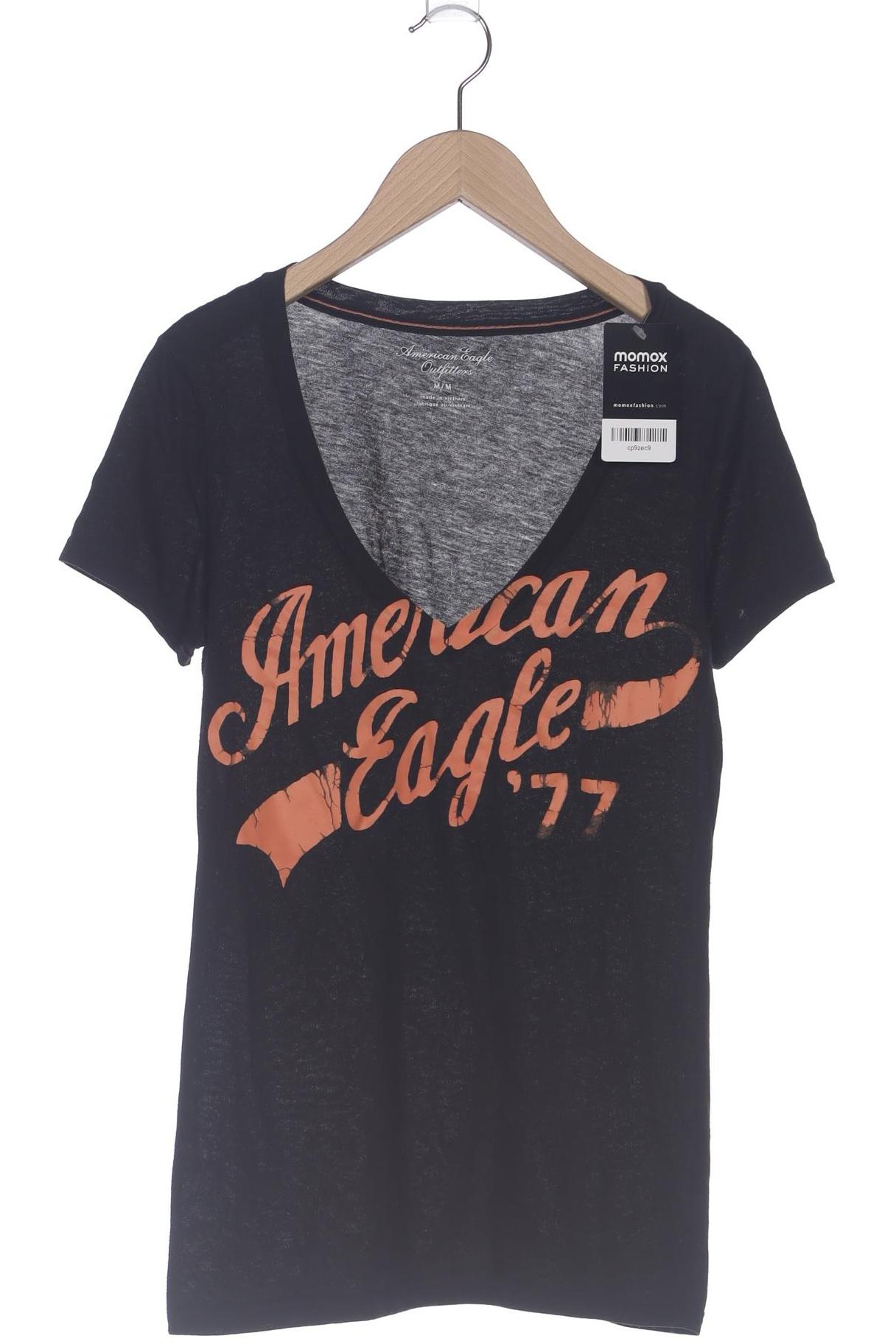 

American Eagle Outfitters Damen T-Shirt, schwarz, Gr. 38
