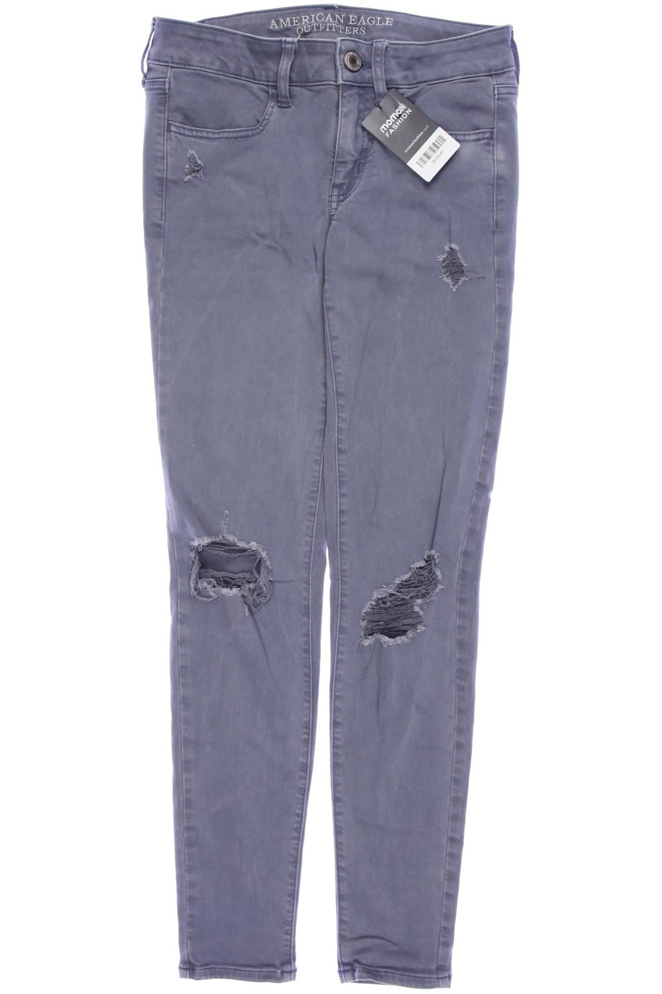 

American Eagle Outfitters Damen Jeans, grau, Gr. 34