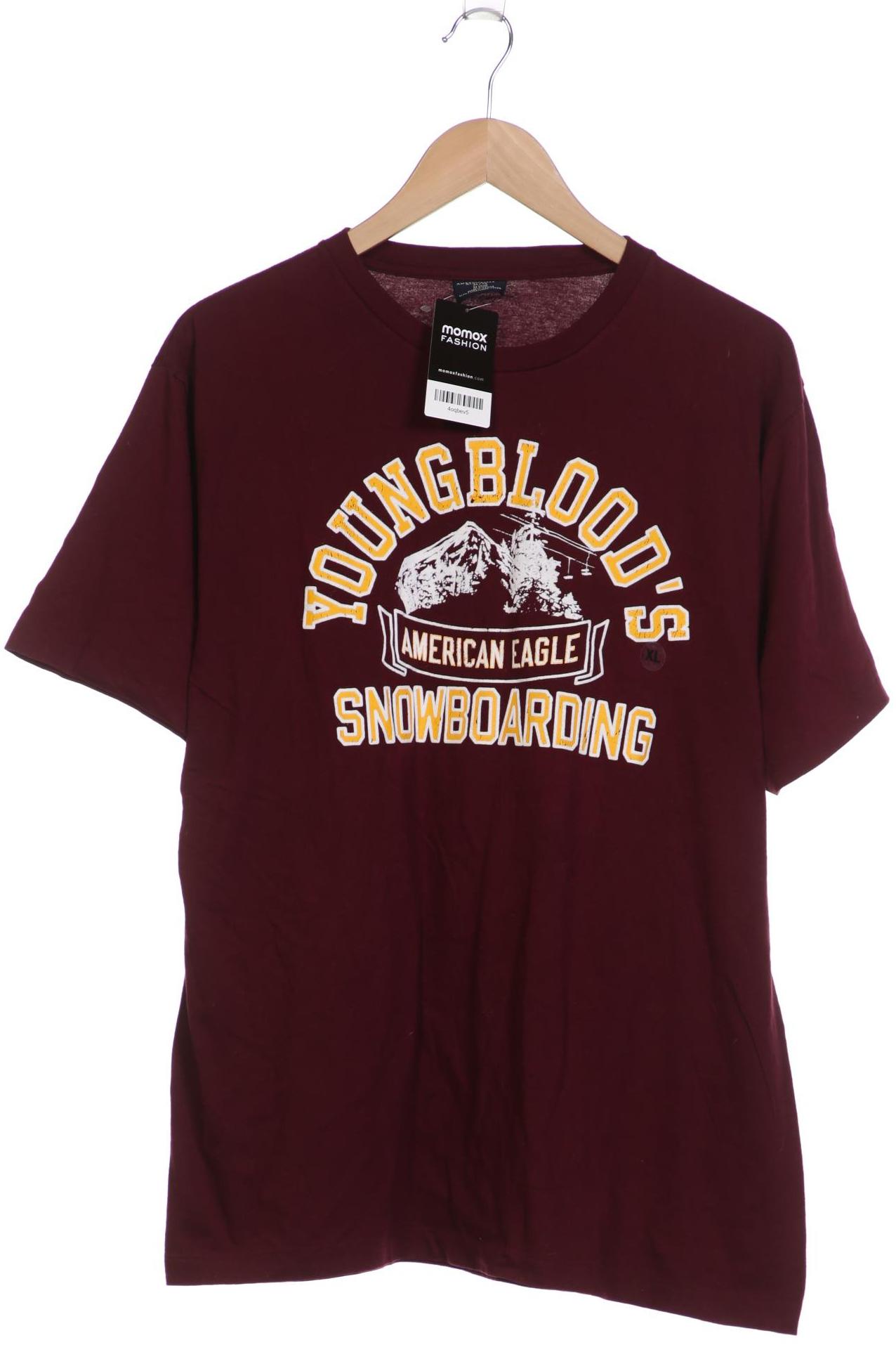 

American Eagle Outfitters Herren T-Shirt, bordeaux, Gr. 54