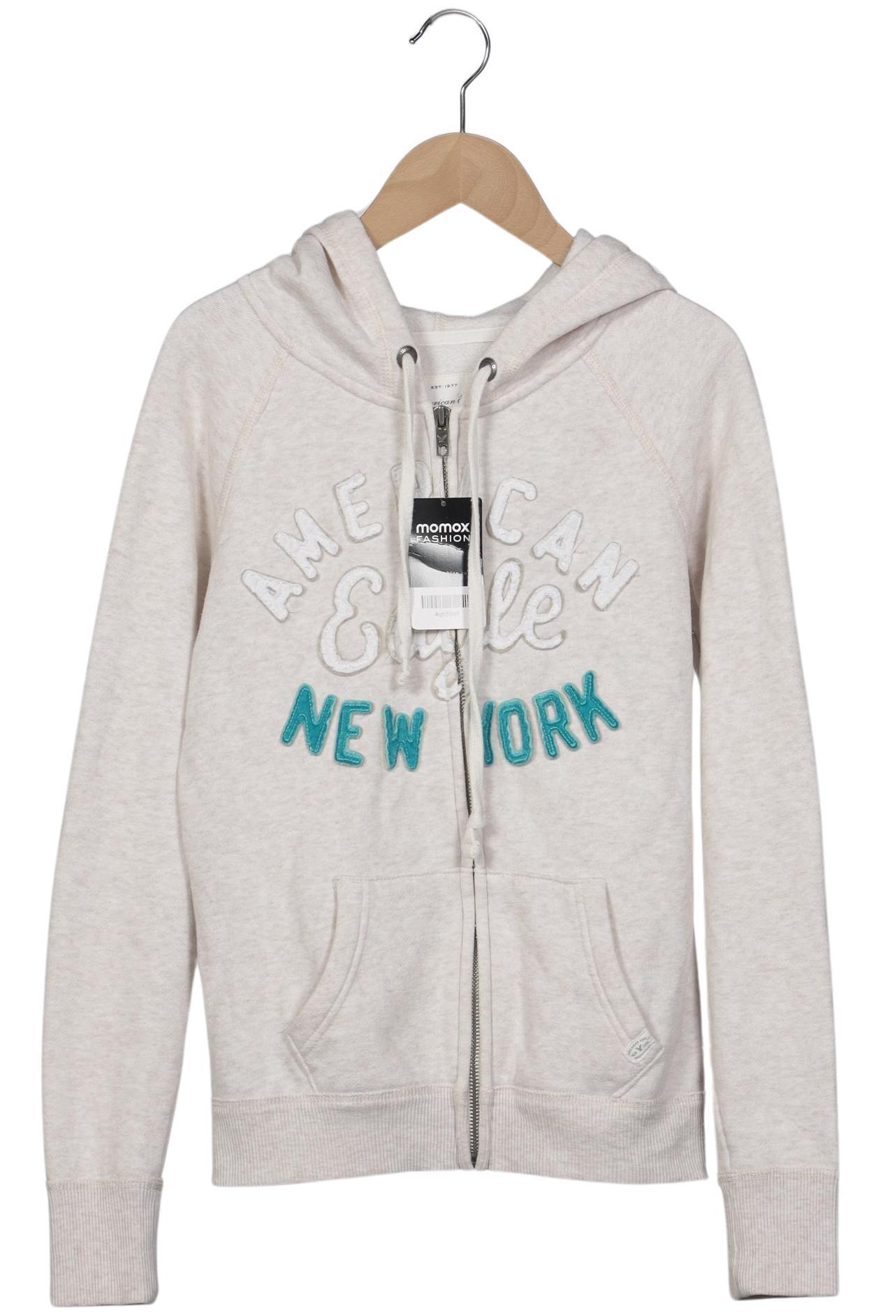 

American Eagle Outfitters Damen Kapuzenpullover, cremeweiß, Gr. 34