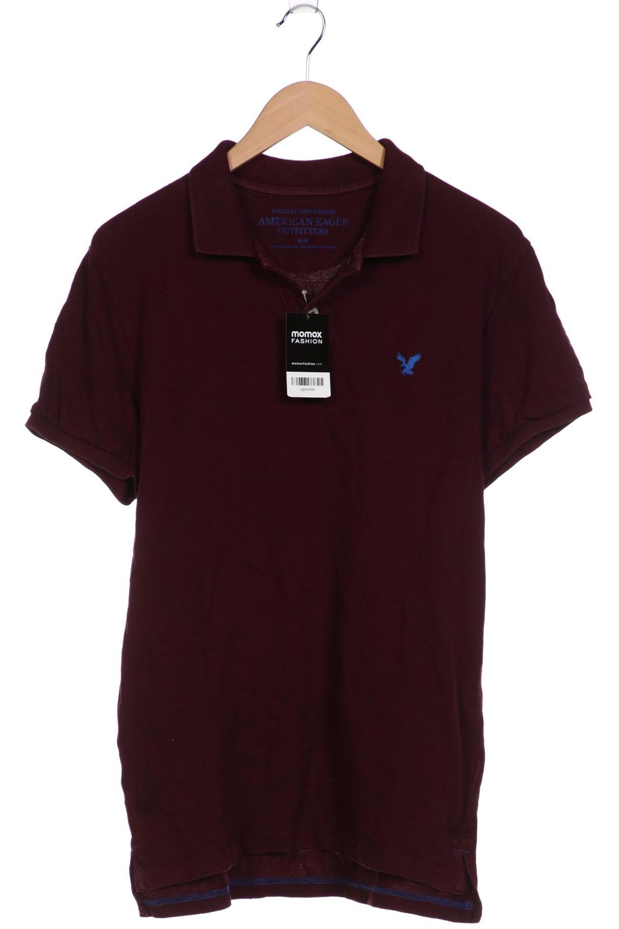 

American Eagle Outfitters Herren Poloshirt, bordeaux, Gr. 48