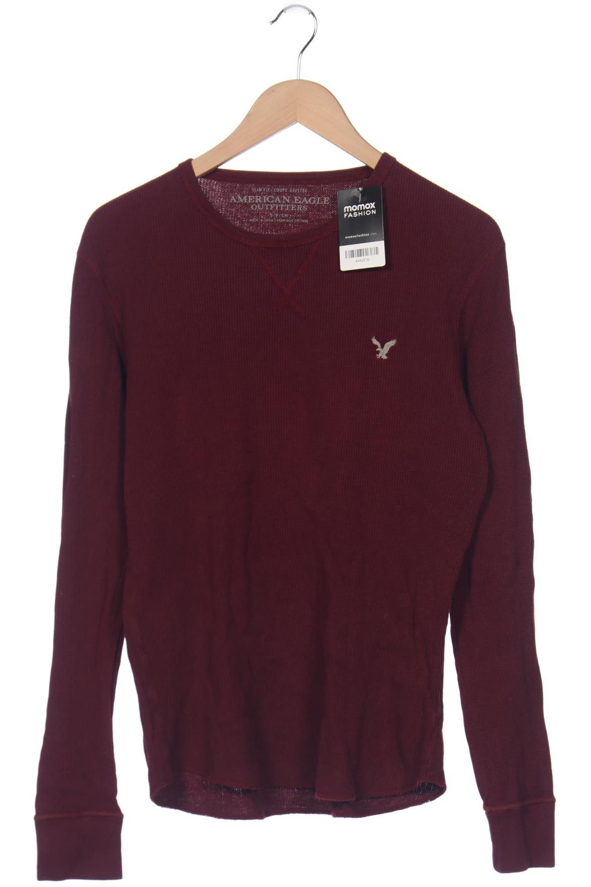 

American Eagle Outfitters Herren Langarmshirt, bordeaux