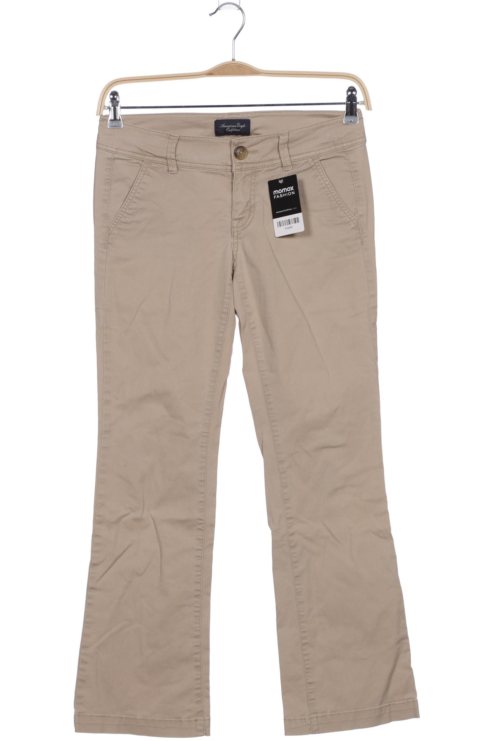 

American Eagle Outfitters Damen Stoffhose, beige, Gr. 2
