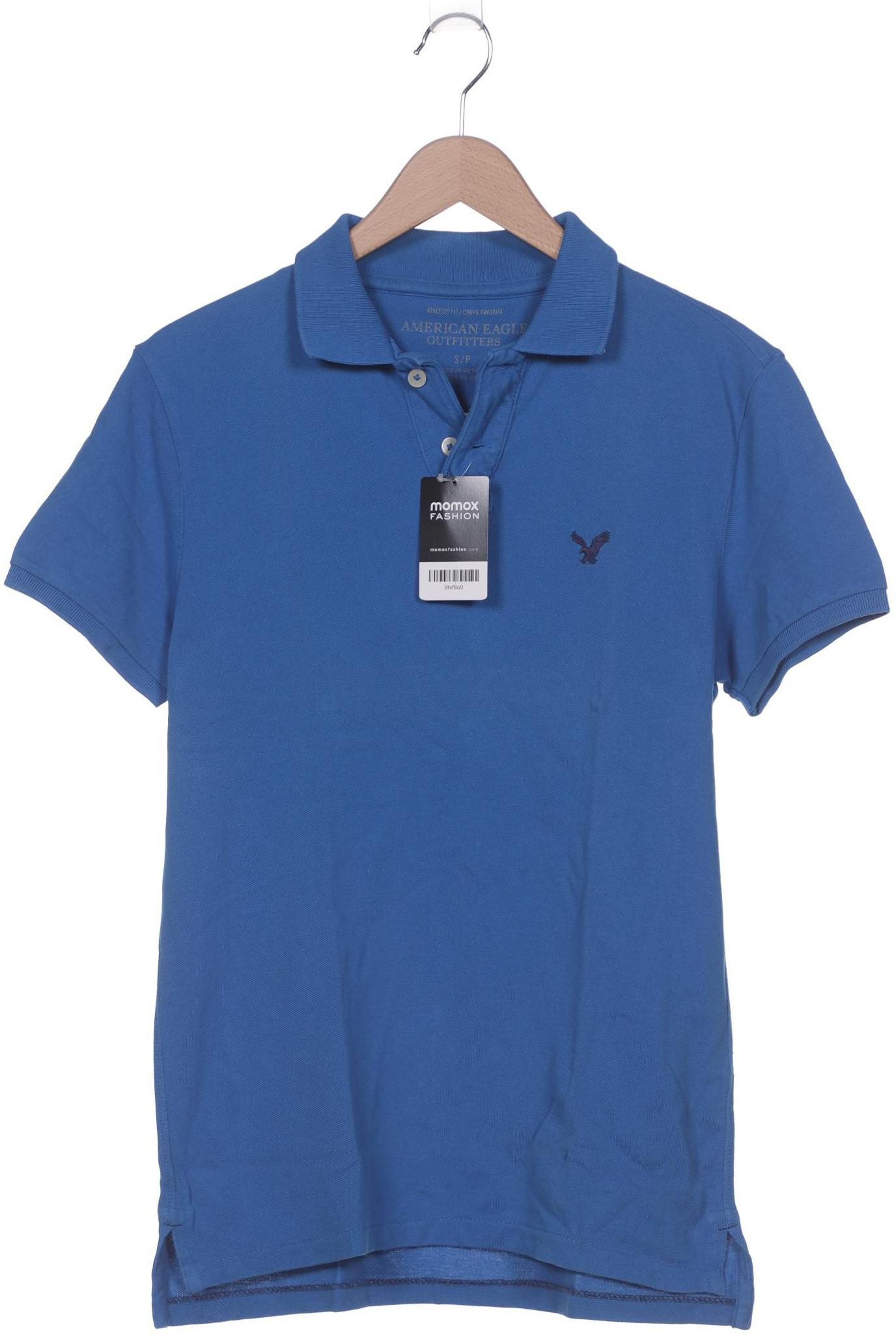 

American Eagle Outfitters Herren Poloshirt, blau, Gr. 46