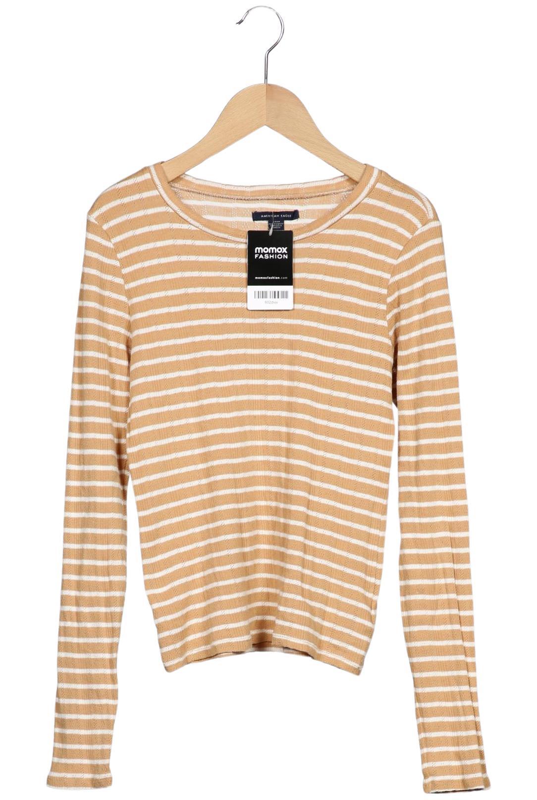 

American Eagle Outfitters Damen Langarmshirt, beige, Gr. 36
