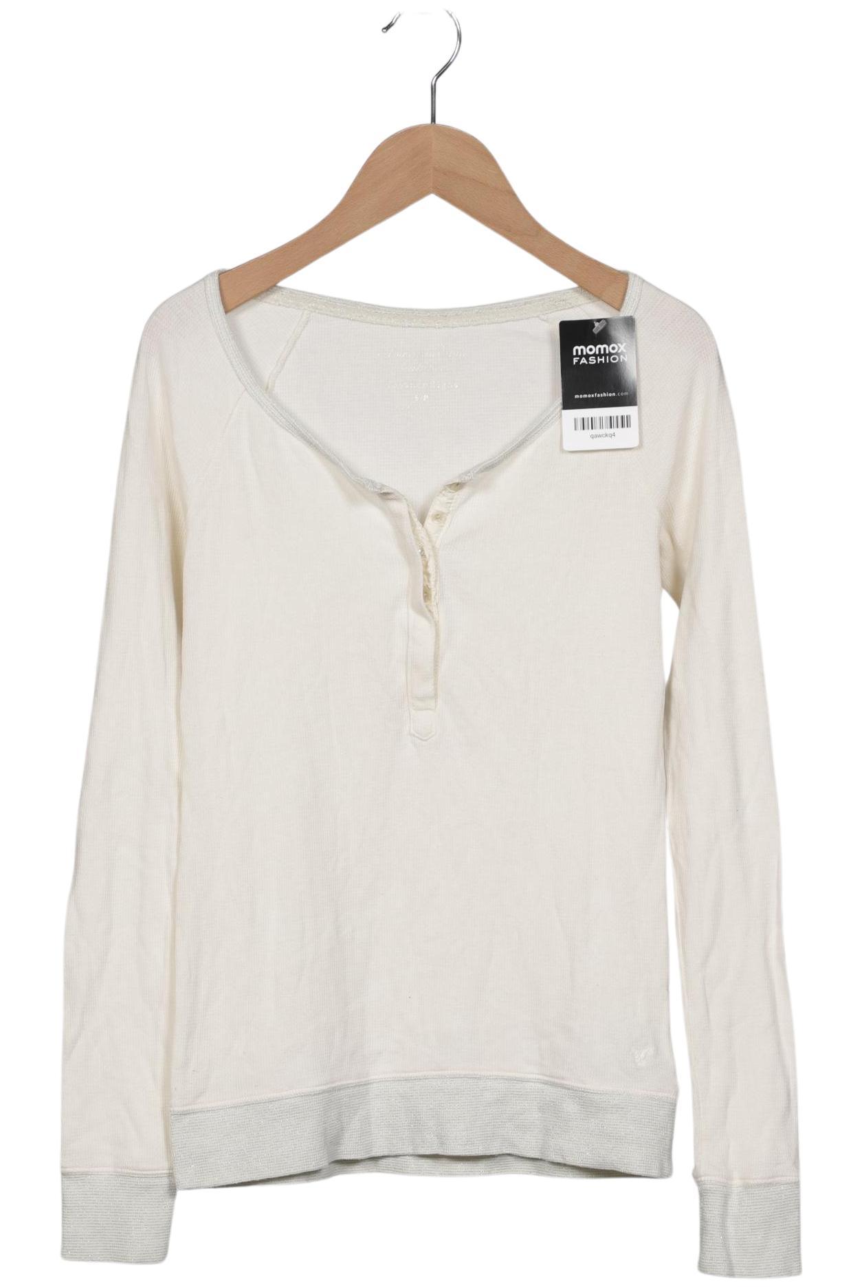 

American Eagle Outfitters Damen Langarmshirt, cremeweiß, Gr. 36