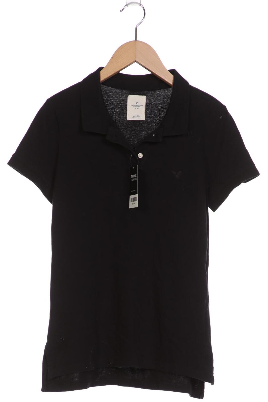 

American Eagle Outfitters Damen Poloshirt, schwarz, Gr. 36