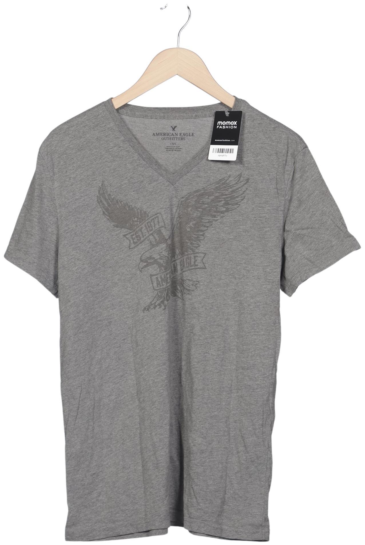 

American Eagle Outfitters Herren T-Shirt, grau, Gr. 52